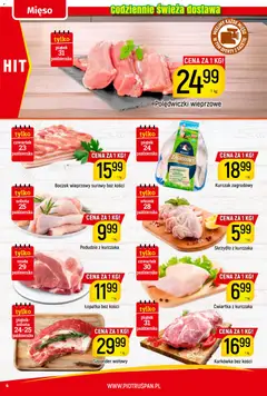 Pogląd oferty "Piotruś Pan Gazetka" - ważna od 23.10.2025 | Strona: 4 | Produkty: Karkówka, Kurczak zagrodowy, Boczek, Ćwiartka z kurczaka