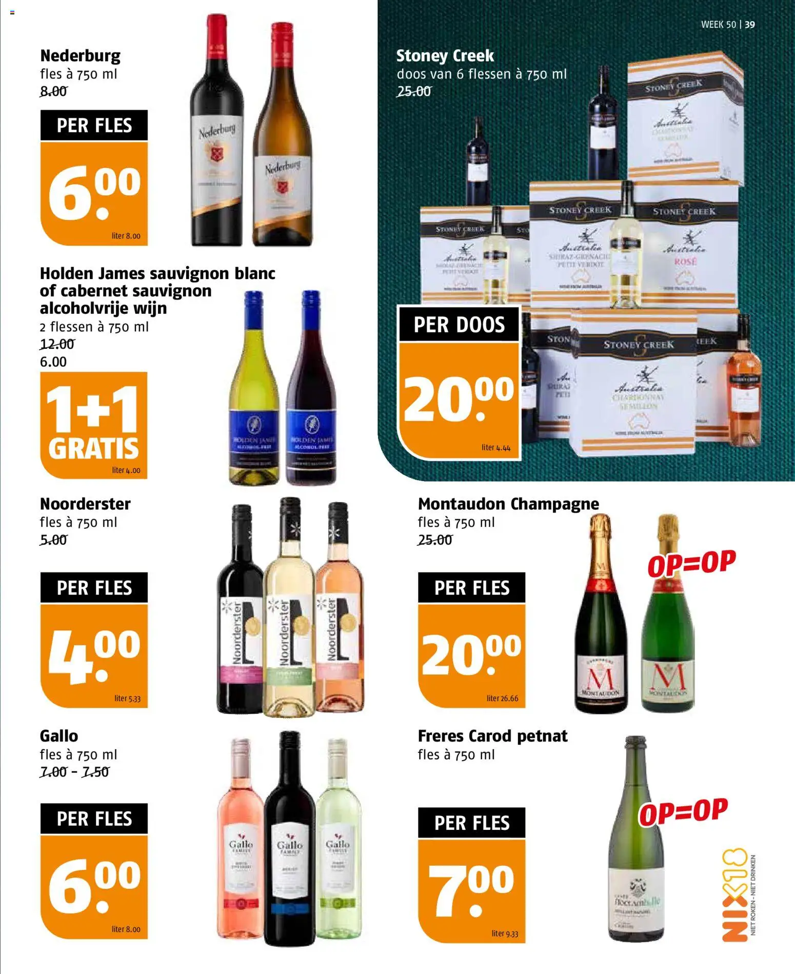 {H1} | Pagina: 39 | Producten: Wijn, Fles