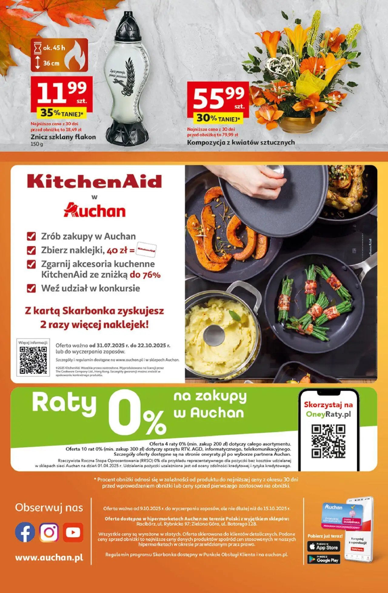 Auchan Gazetka - Wielkie przeboje cenowe Hipermarket od 09.10.2025 | Strona: 45 | Produkty: Karta