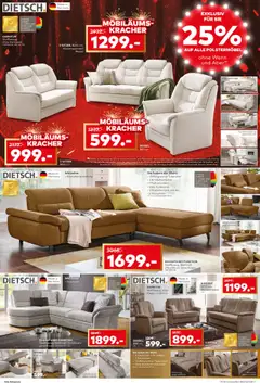 Porta! Prospekt  Görlitz ab 19.10.2025 gültig | Seite: 3 | Produkte: Ecksofa, Kissen, Sessel