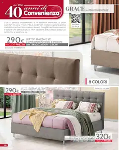 Anteprima del volantino Volantino Mondo Convenienza	 valido a partire dal 09.09.2025 | Pagina: 68 | Prodotti: Letto matrimoniale, Contenitore, Letto, Materasso