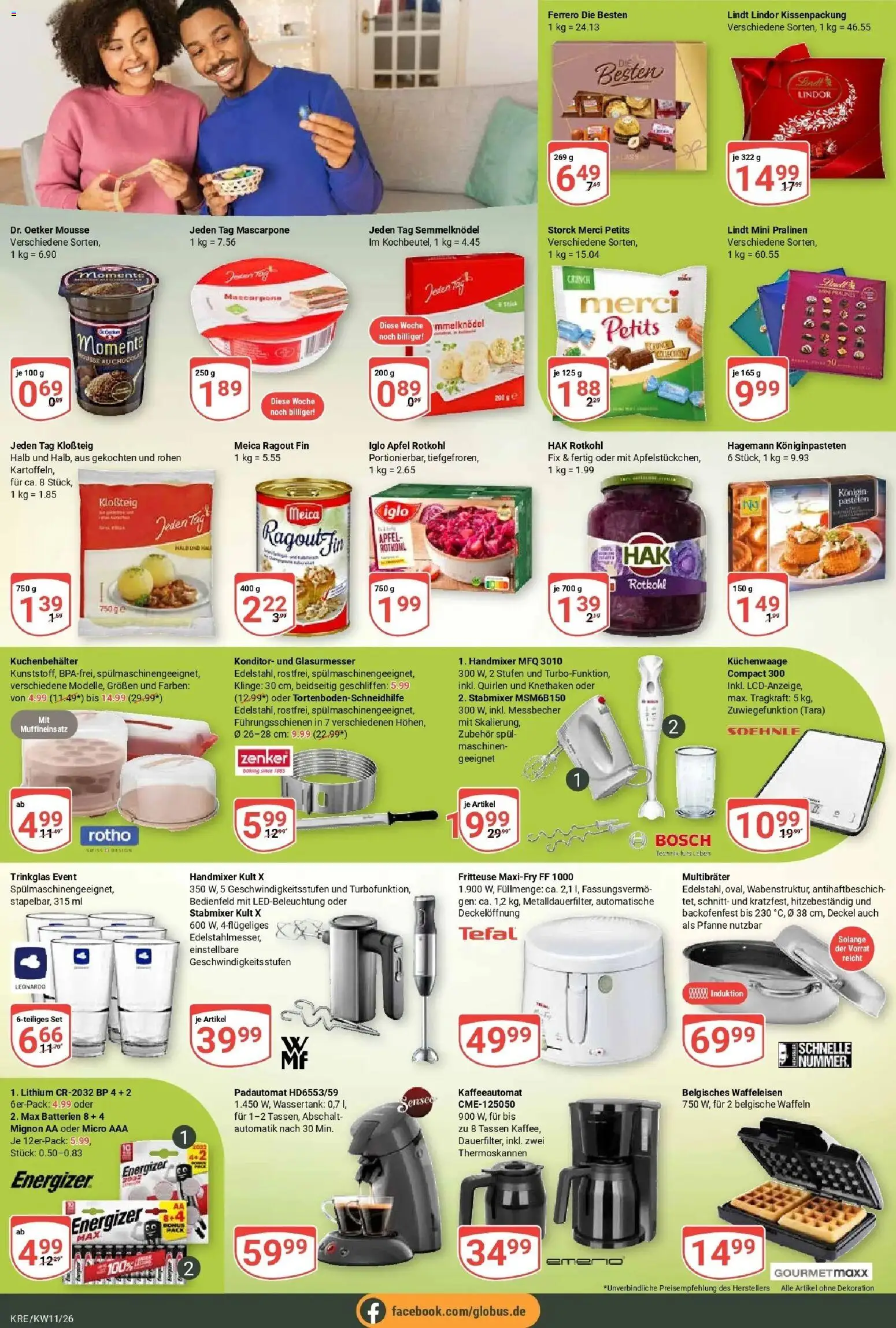 Globus prospekt Krefeld	 – gültig ab 09.03.2026 | Seite: 13 | Produkte: Mascarpone, Äpfel, Meica, Lindt