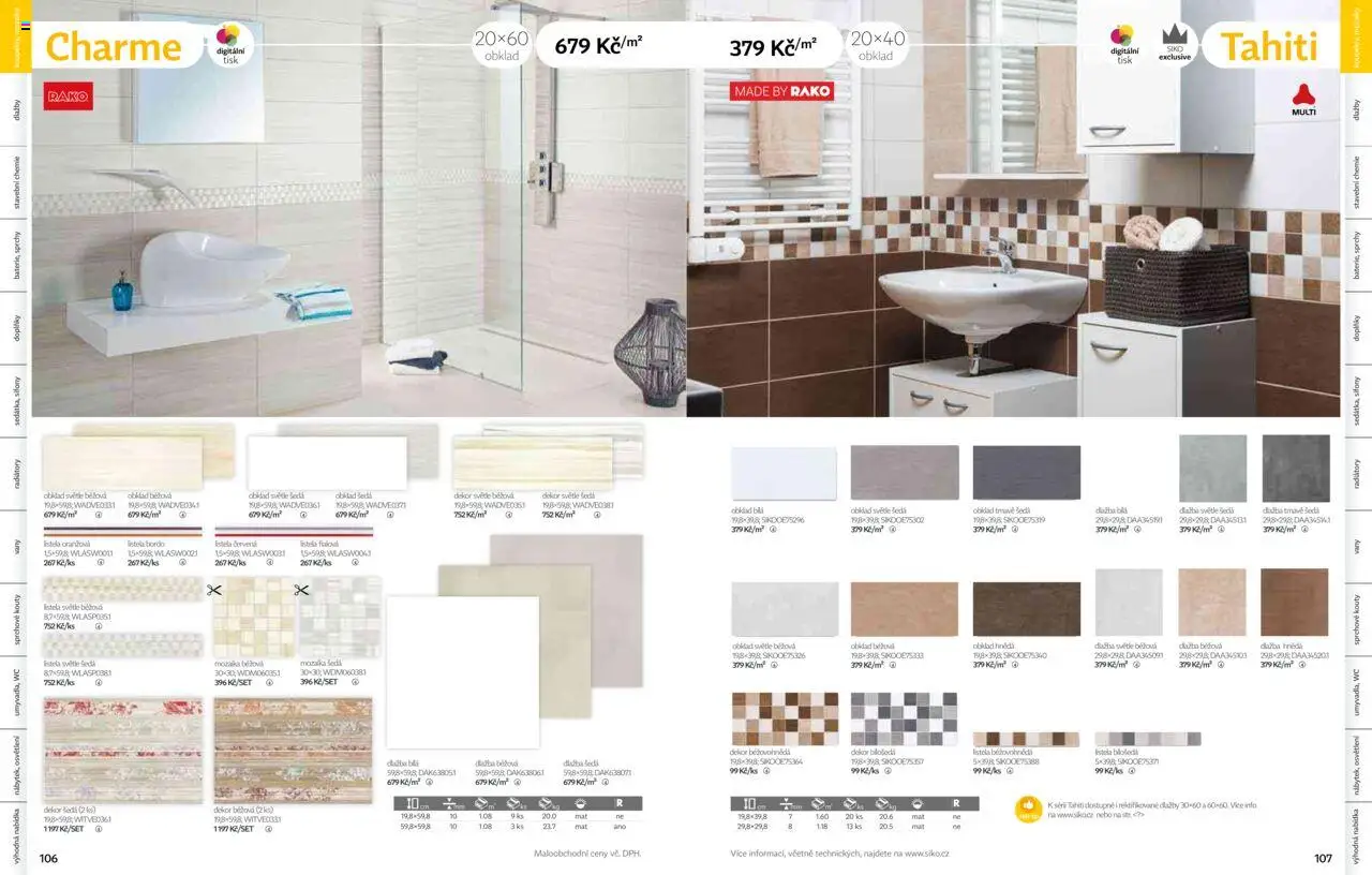 Siko koupelny katalog Koupelny 2025/2026 od 14.10.2025 | Strana: 54 | Produkty: Dlažba, Wc