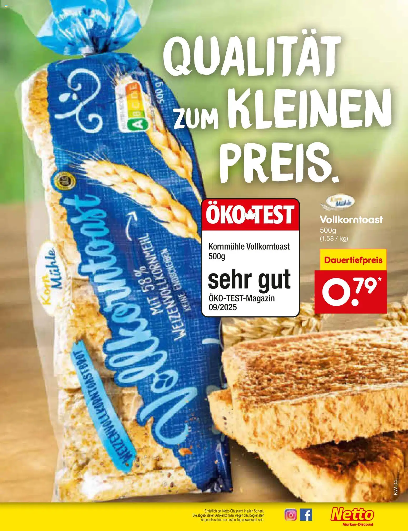 Netto Marken-Discount Siegel und Auszeichnungen – gültig ab 20.01.2026 | Seite: 1 | Produkte: Mühle