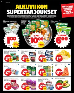 Katso Tokmanni Ruokatarjoukset voimassa alkaen 18.08.2025