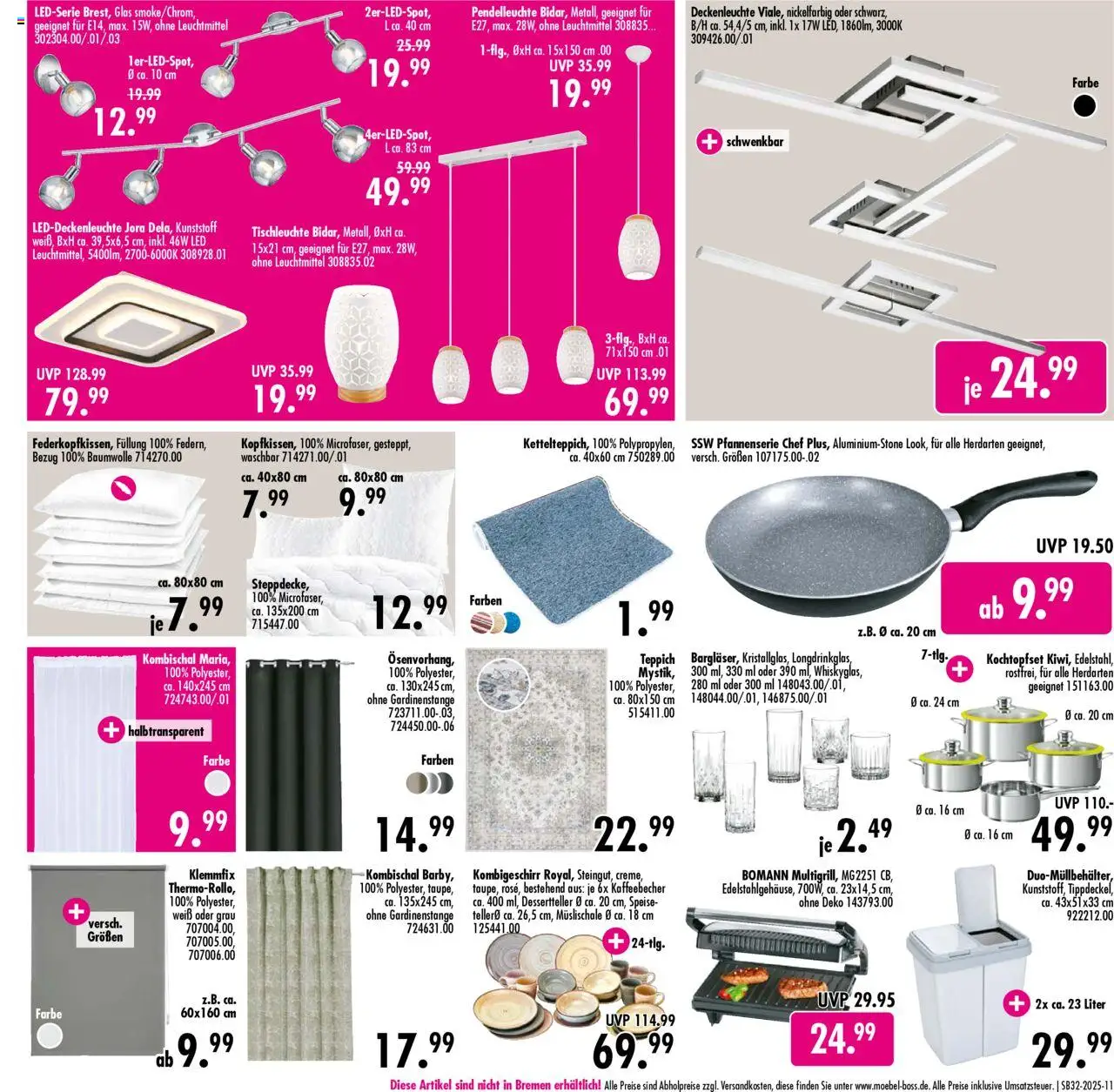 SB Möbel Boss Prospekt 	 - gültig ab dem 02.08.2025 | Seite: 11 | Produkte: Teppich