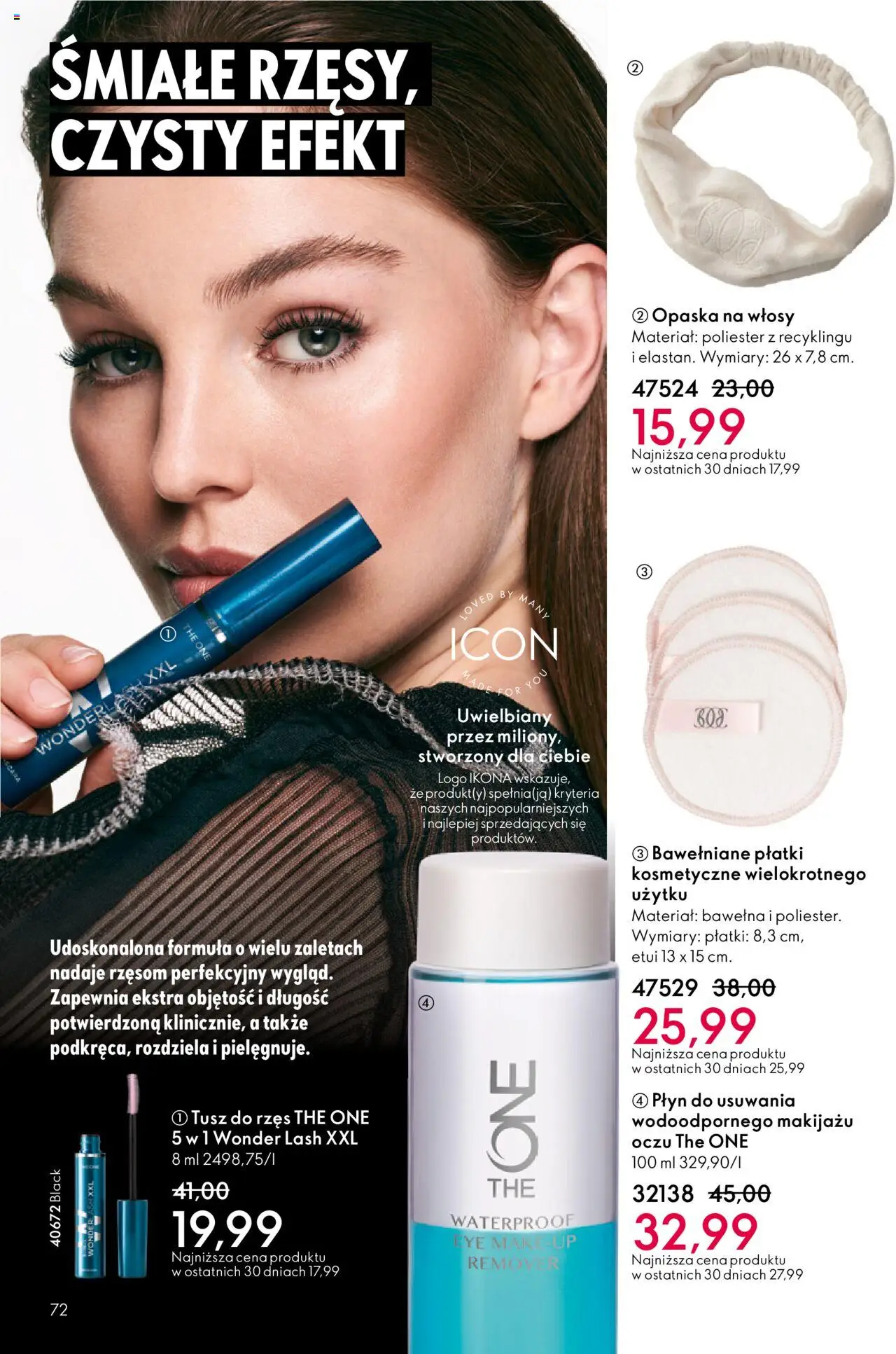 Oriflame Black Friday od 12.11.2025 | Strona: 72 | Produkty: Tusz do rzęs, Płatki kosmetyczne, Płatki