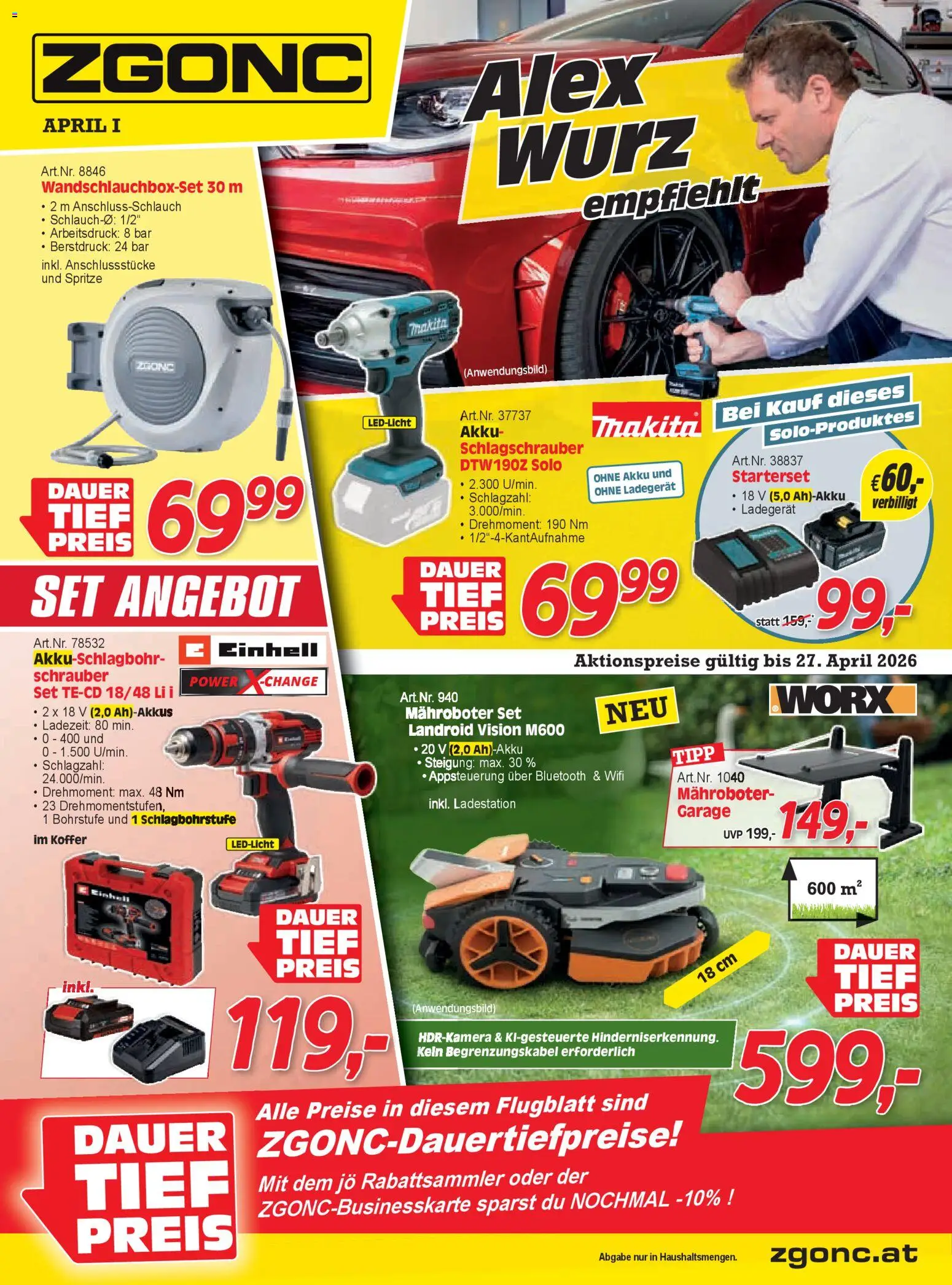 Die besten Angebote | Zgonc Flugblatt April I 2026 ab 01.04.2026 | - Jetzt stöbern! | Austria