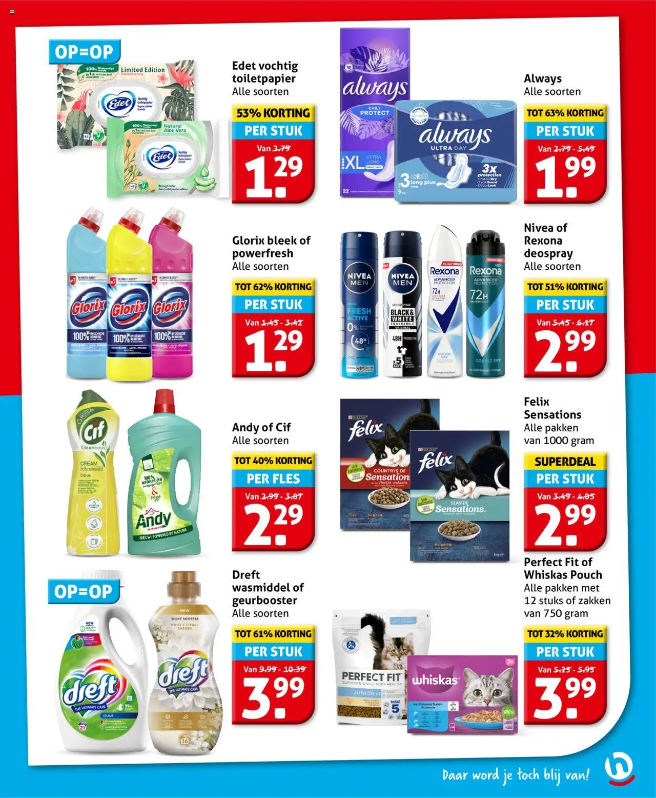 {H1} | Pagina: 23 | Producten: Wasmiddel, Fles, Toiletpapier