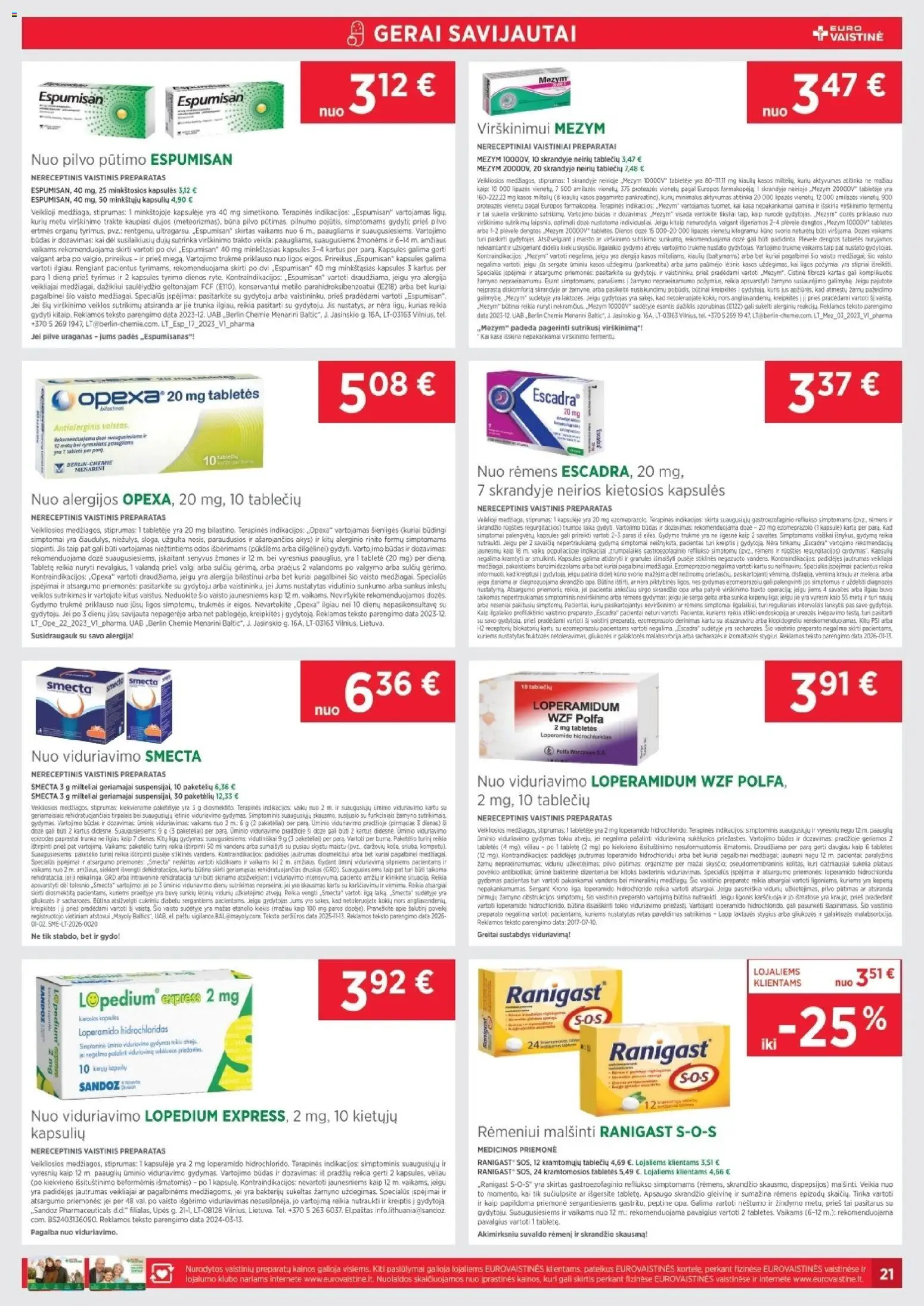 EUROVAISTINĖ akcijos nuo 31.01.2026 | Puslapis: 21