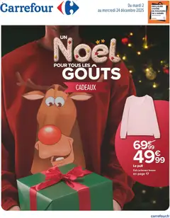 Carrefour - Prévisualisation de Carrefour catalogue Un Noël pour tous les goûts cadeaux valide à partir de 02.12.2025