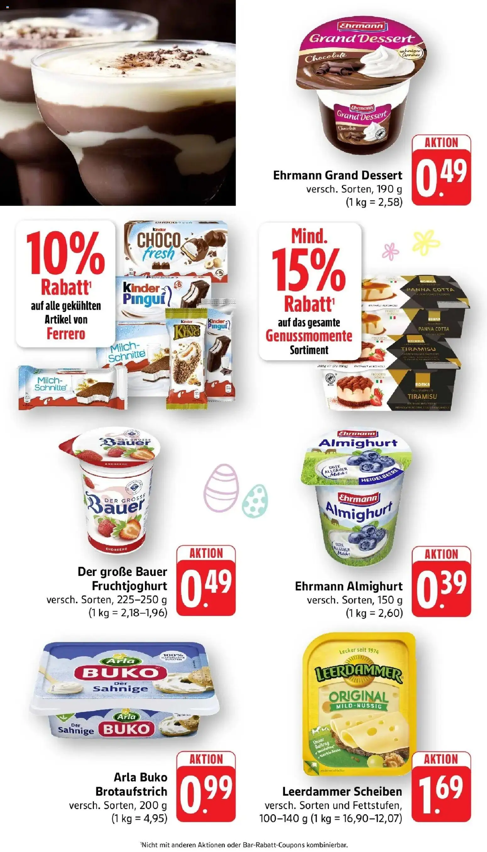 Angebote – gültig ab 23.03.2026 | Seite: 5 | Produkte: Ehrmann almighurt, Ehrmann grand dessert, Fruchtjoghurt, Arla buko