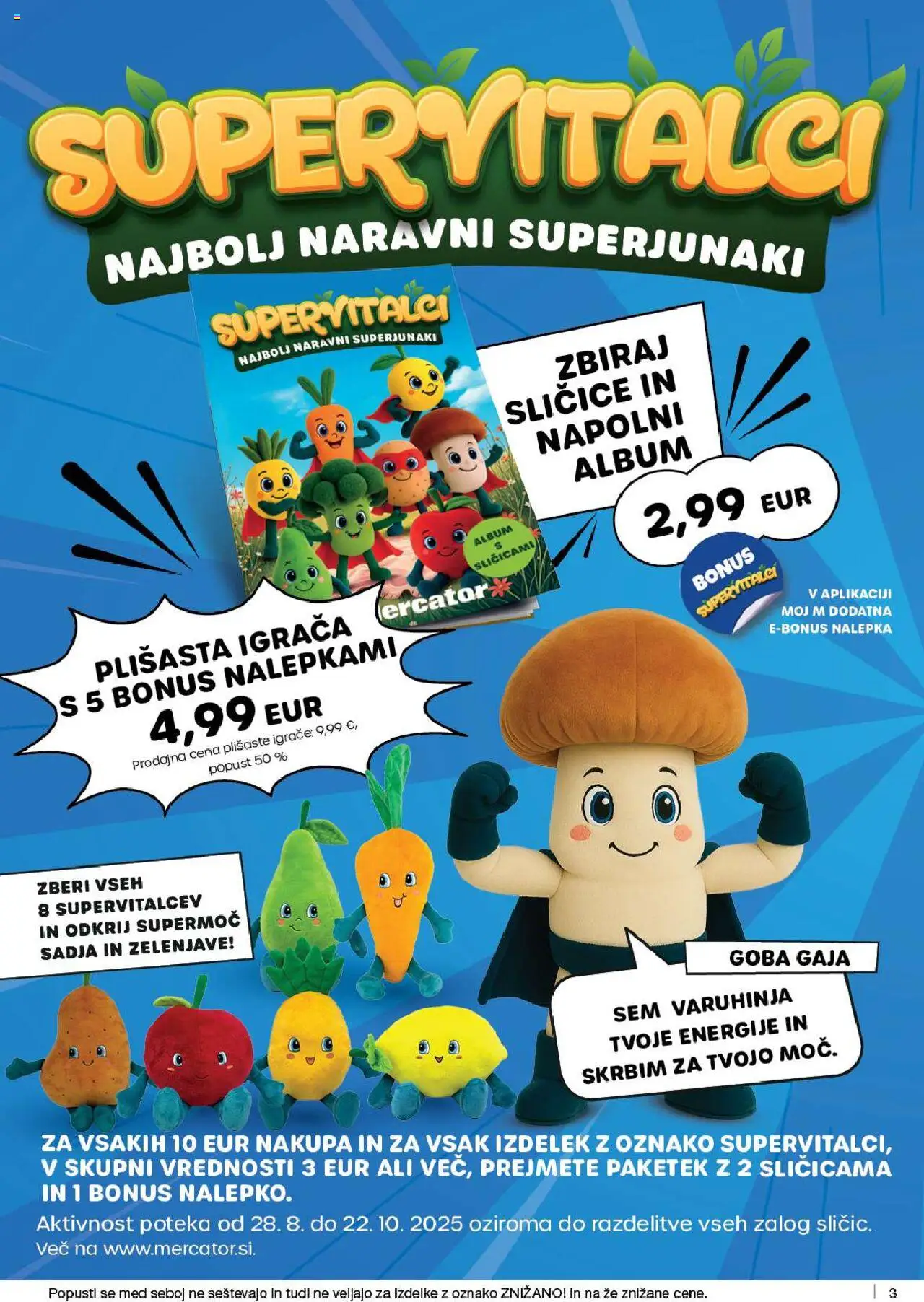 Novi Mercator katalog ponudbe – veljaven od 18.09.2025 | Stran: 3 | Izdelki: Goba