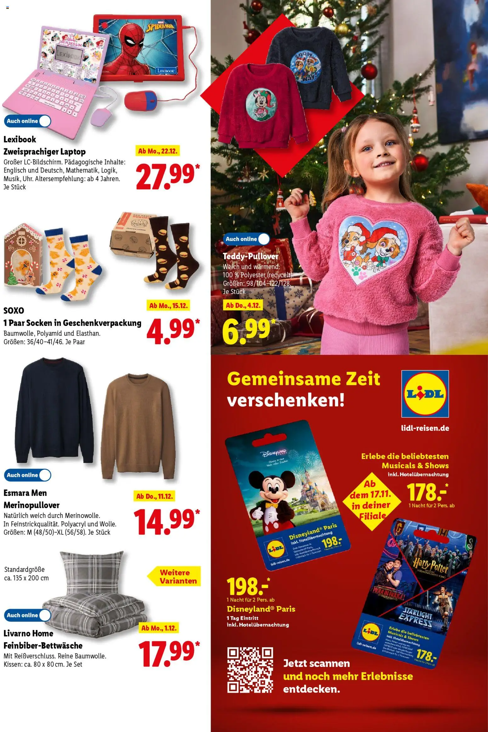 Lidl - Black Friday – gültig ab 31.10.2025 | Seite: 47 | Produkte: Kissen, Rouge, Laptop, Socken