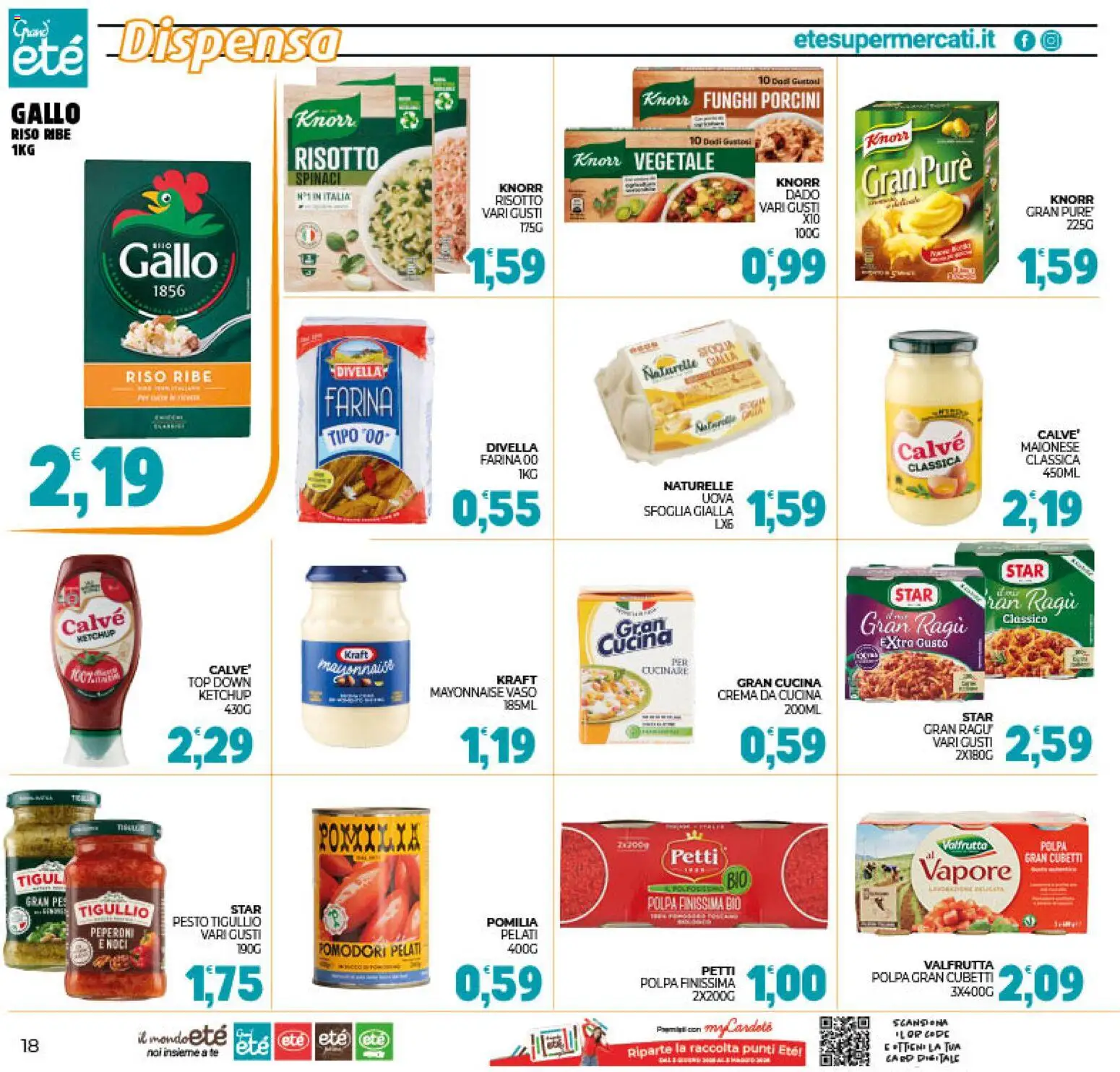 Volantino Eté del 11.11.2025 | Pagina: 18 | Prodotti: Uova, Noci, Pesto, Ragú