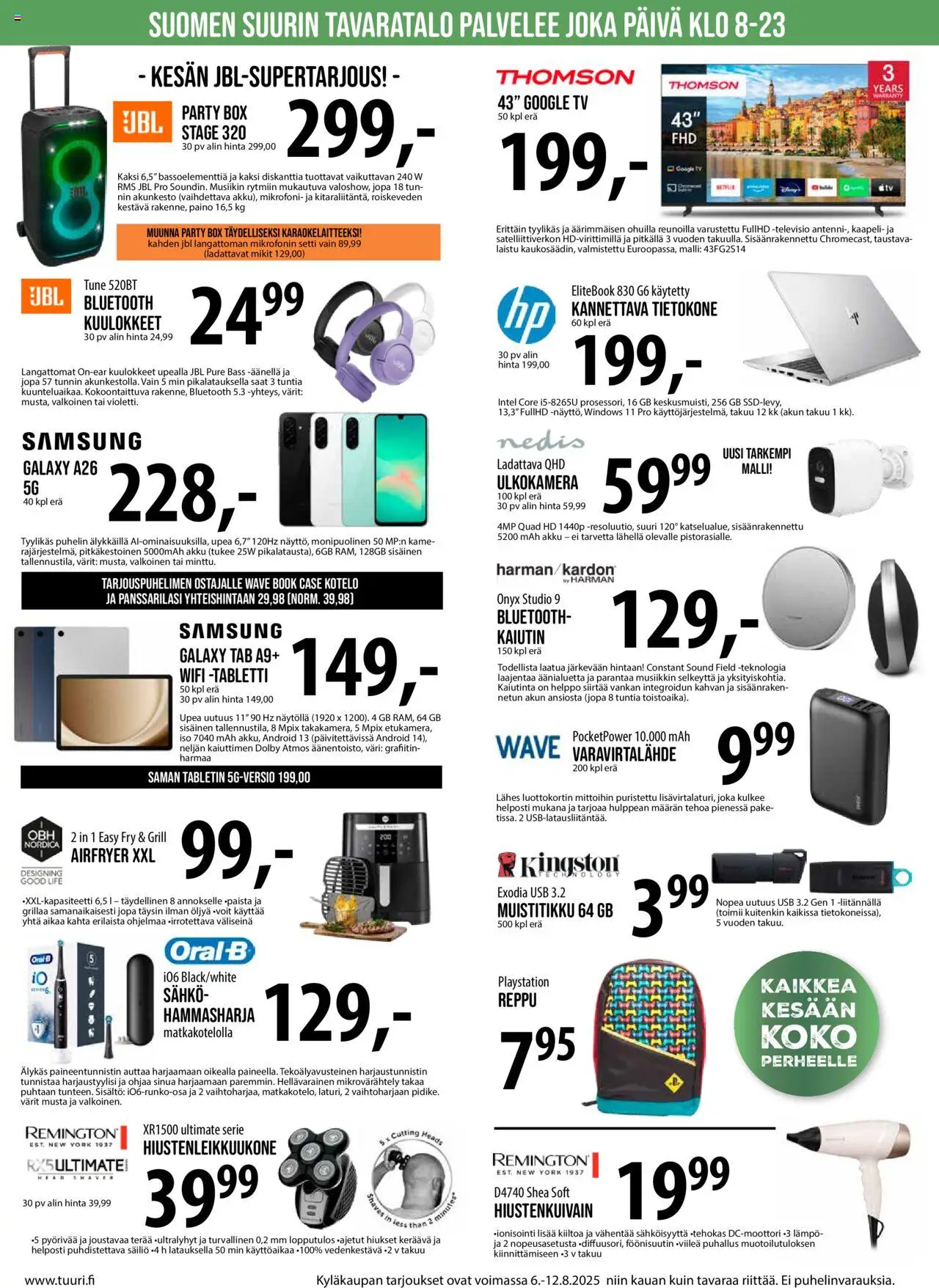  | Sivu: 3 | Tuotteet: USB, Hammasharja, Tabletti, TV