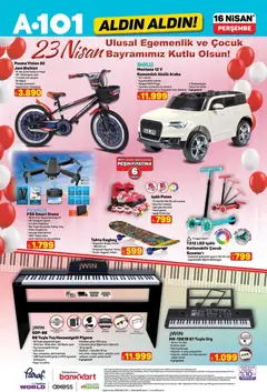 16.04.2026 tarihinden itibaren geçerli olan A101 kataloğu önizlemesi | Sayfa: 10