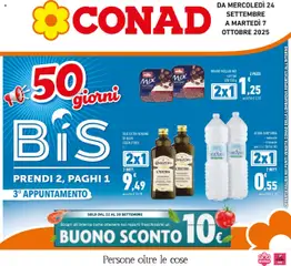 Anteprima del volantino Conad Lombardia catalogo valido a partire dal 24.09.2025