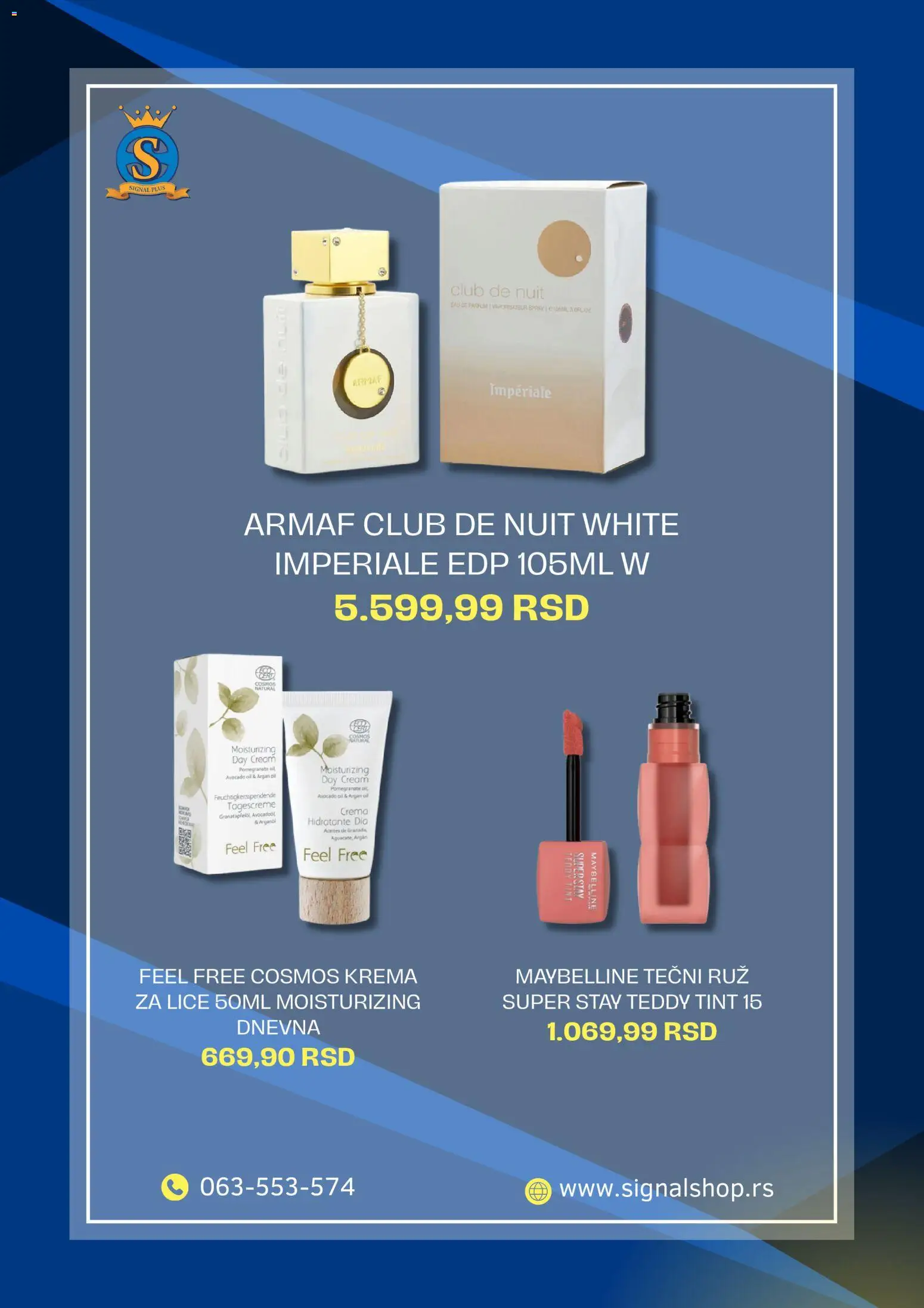 Signal Plus katalog - važi od 06.12.2025 | Strana: 2 | Proizvode: Krema