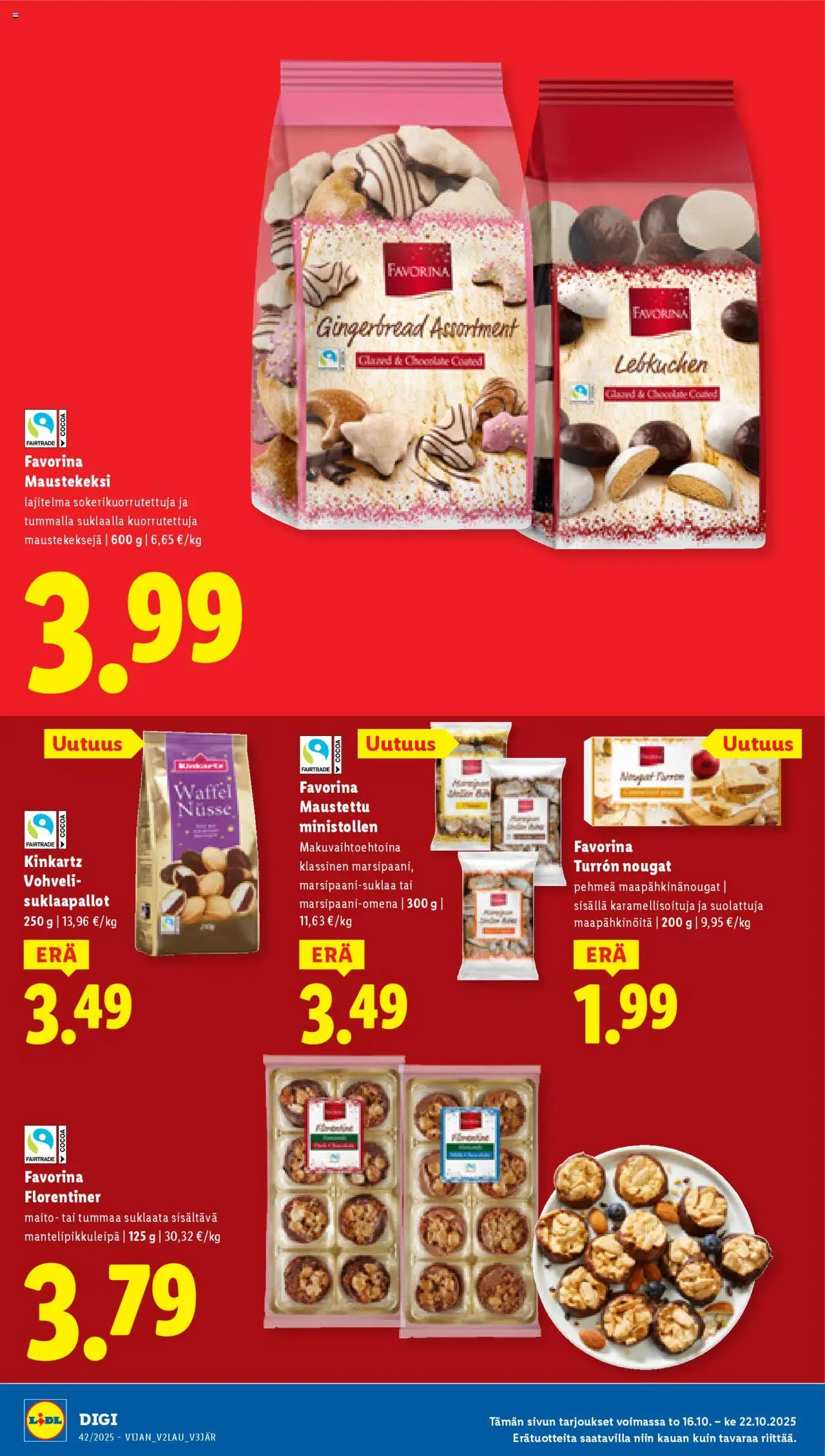 Lidl tarjoukset - Helsinki – voimassa 16.10.2025 alkaen | Sivu: 9 | Tuotteet: Maito