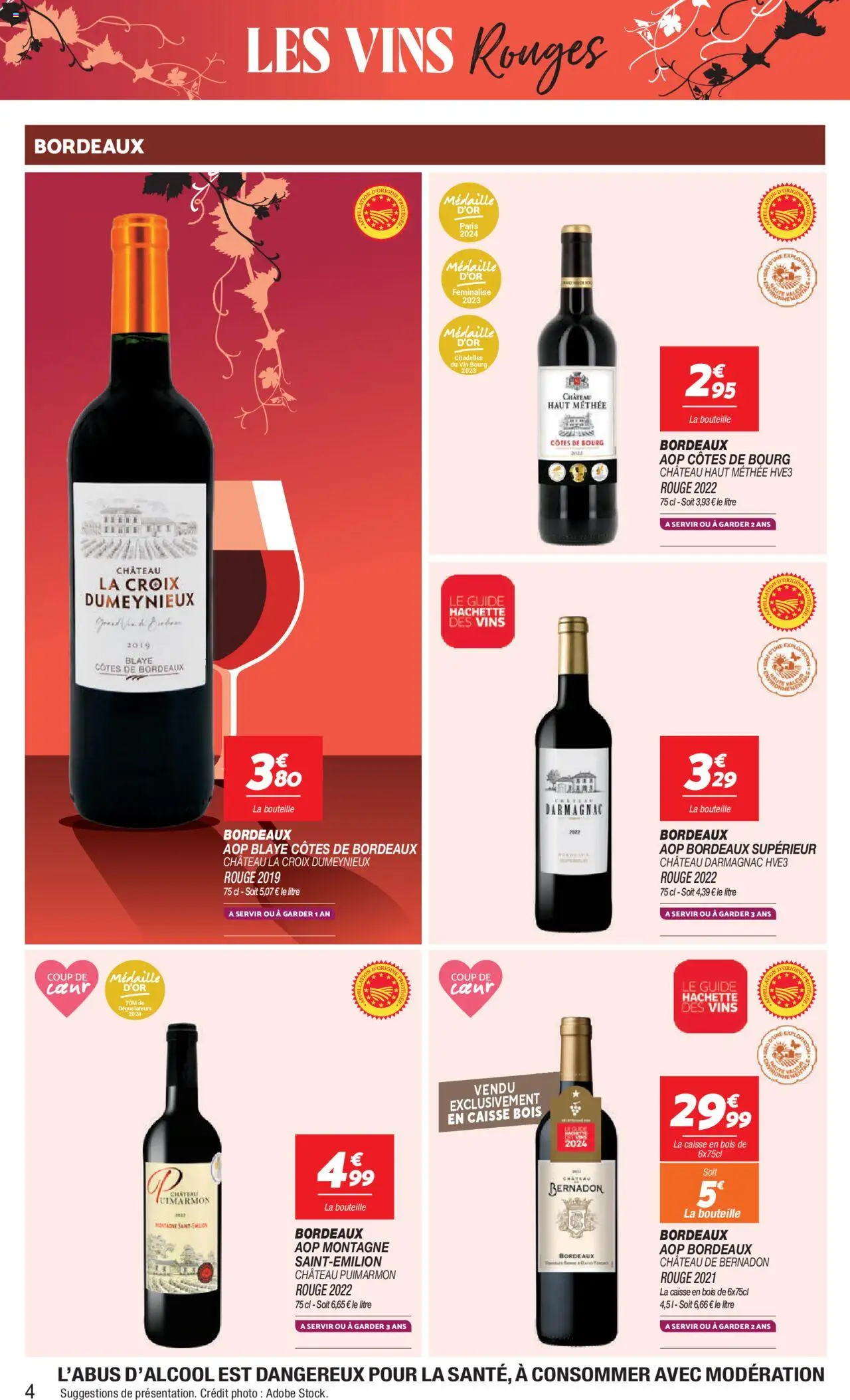  | Page: 4 | Produits: Caisse en bois, Vin