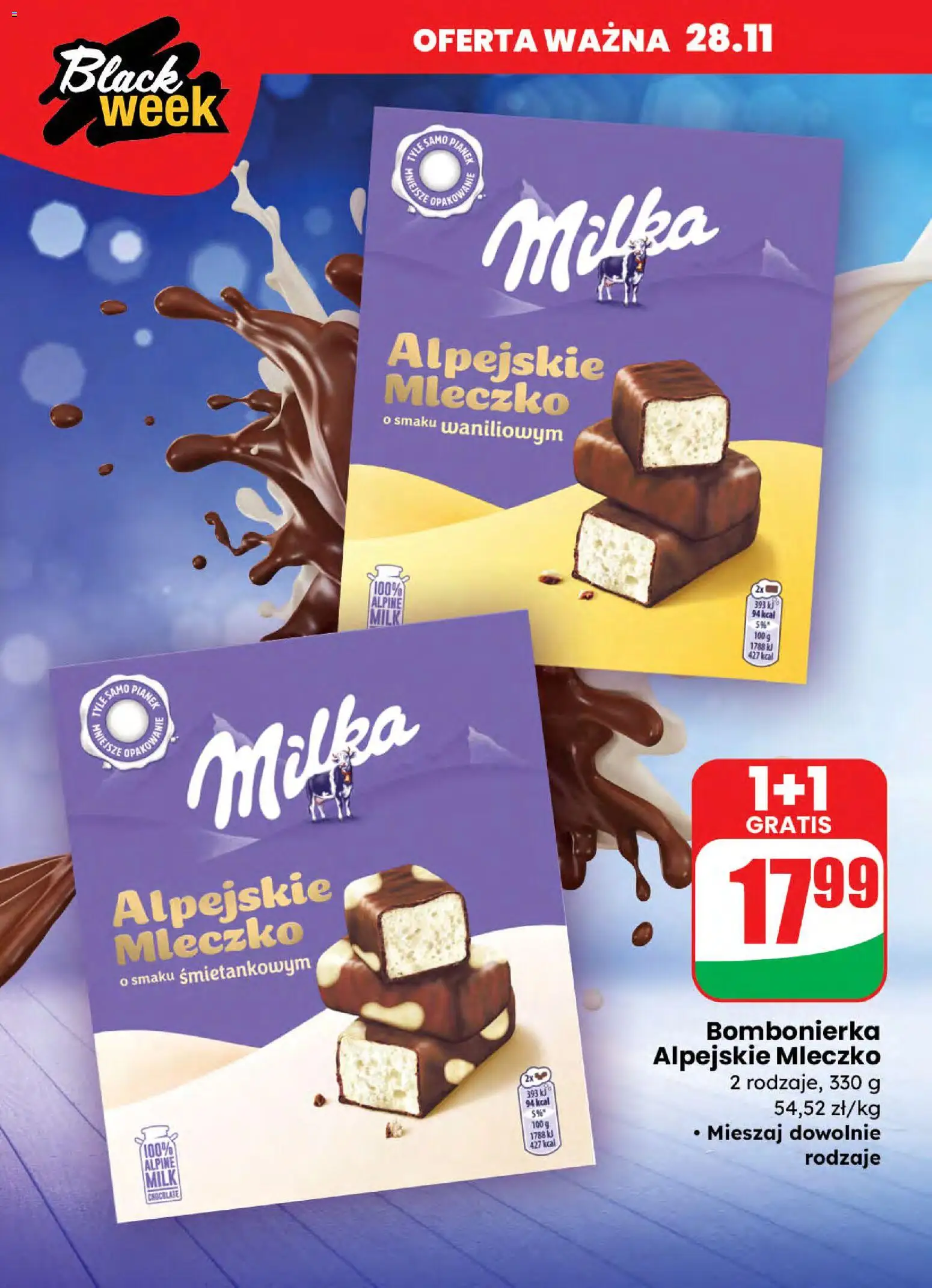 Dino Black Friday od 26.11.2025 | Strona: 12 | Produkty: Bombonierka, Milka