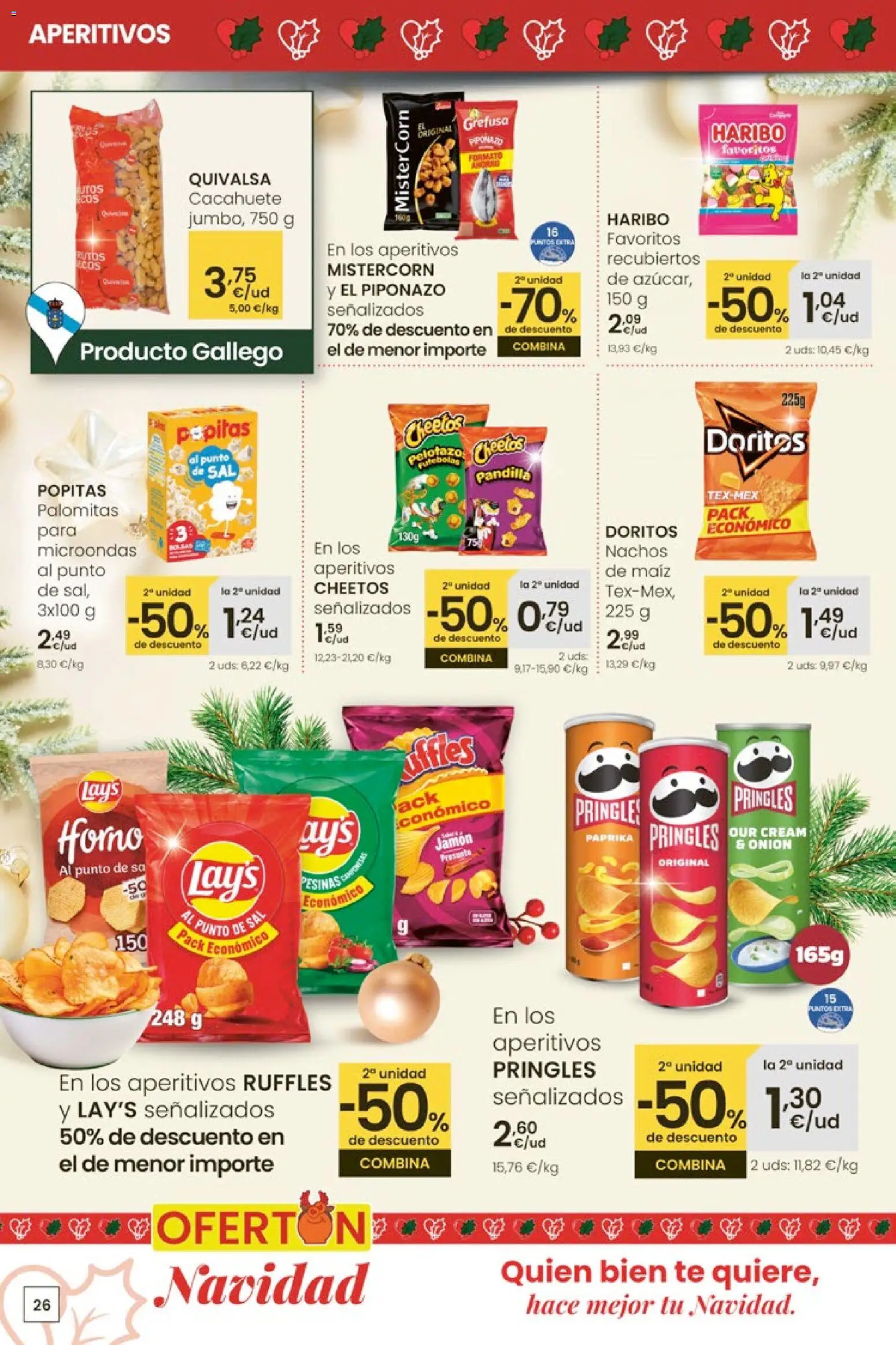 Eroski - City │ válido desde el 27.11.2025 | Página: 26 | Productos: Καλτσάκια μισά, Jamón, Té, Horno