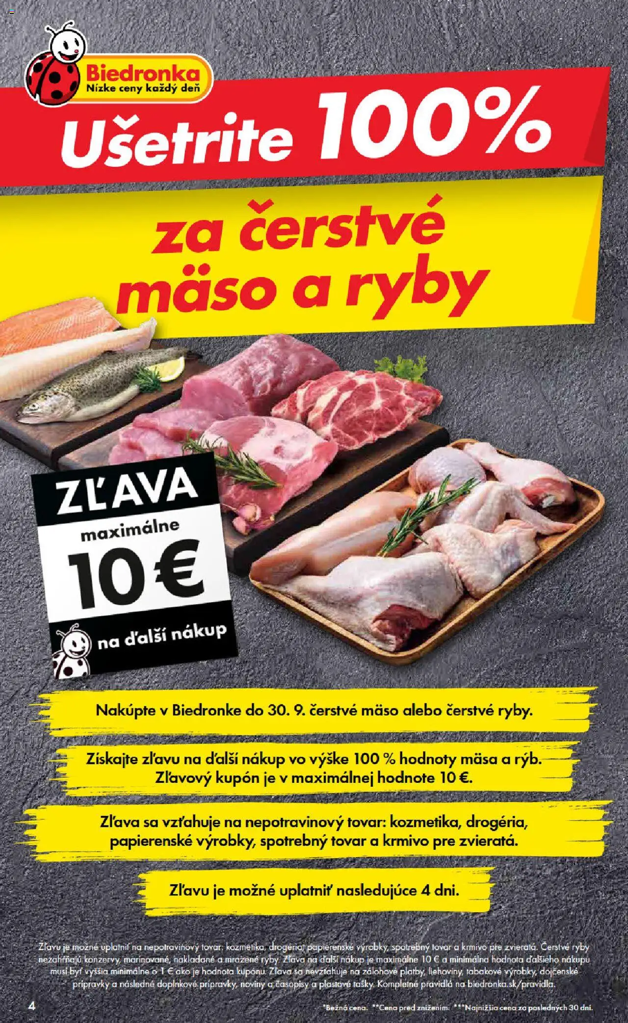 Nové Biedronka akcie – leták je platný od 18.09.2025 | Strana: 4 | Produkty: Ryby