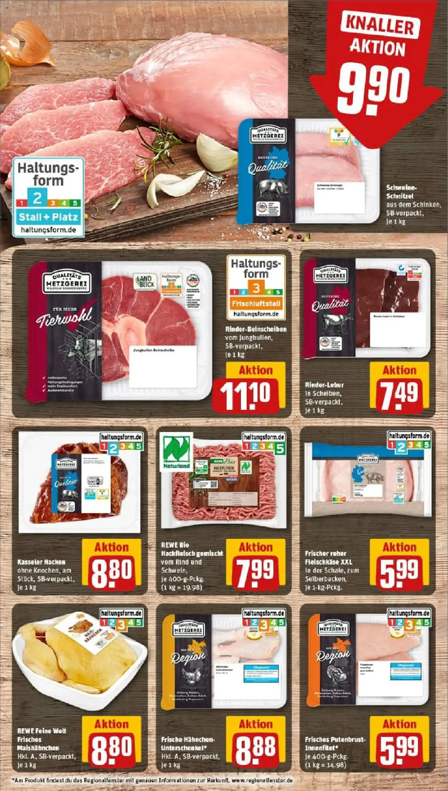 Rewe prospekt Zetel	 – gültig ab 11.01.2026 | Seite: 8 | Produkte: Hahnchen, Tür, Schnitzel, Kasseler nacken