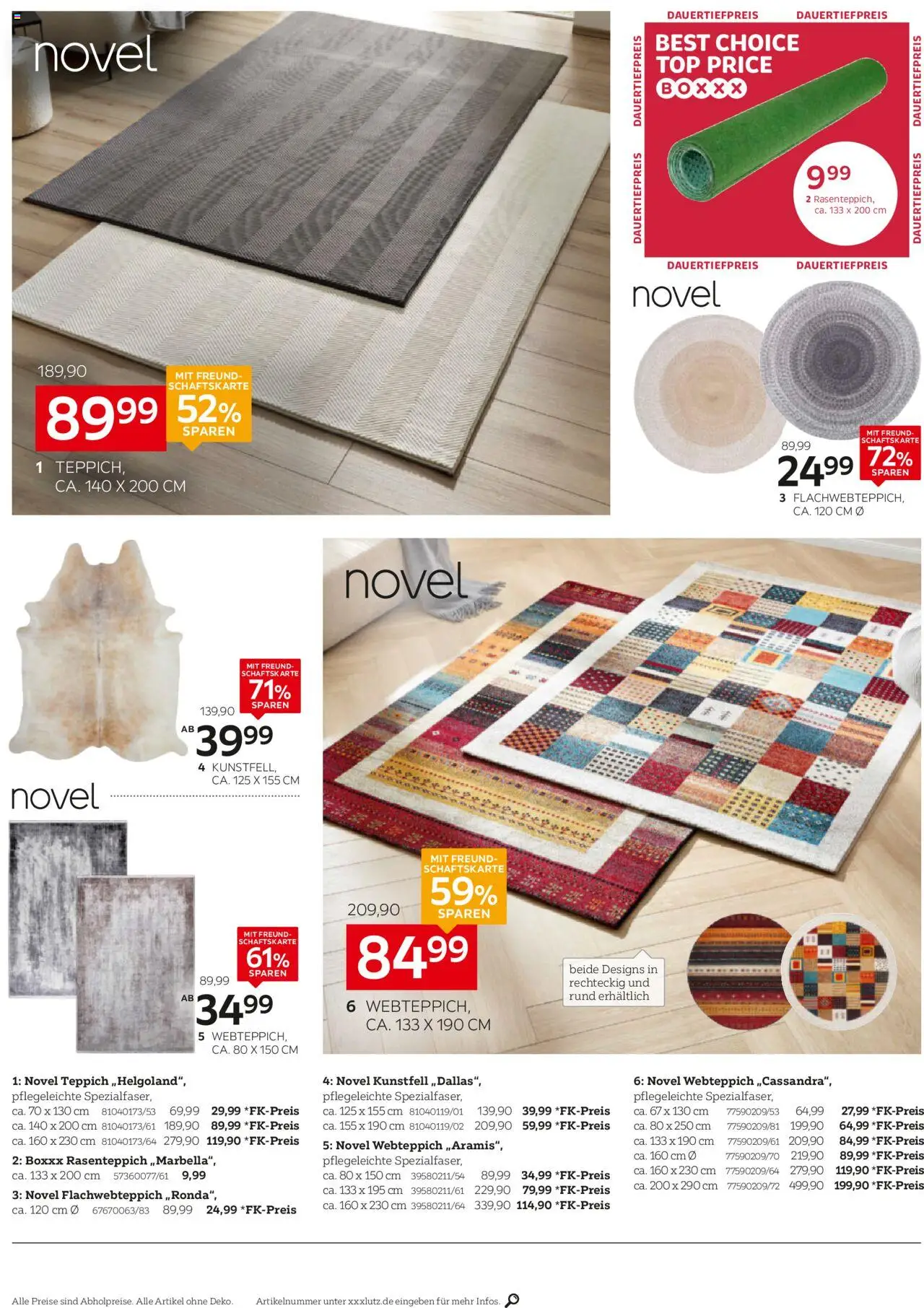 XXXL Lutz Prospekt 	 - gültig ab dem 04.08.2025 | Seite: 12 | Produkte: Top, Teppich