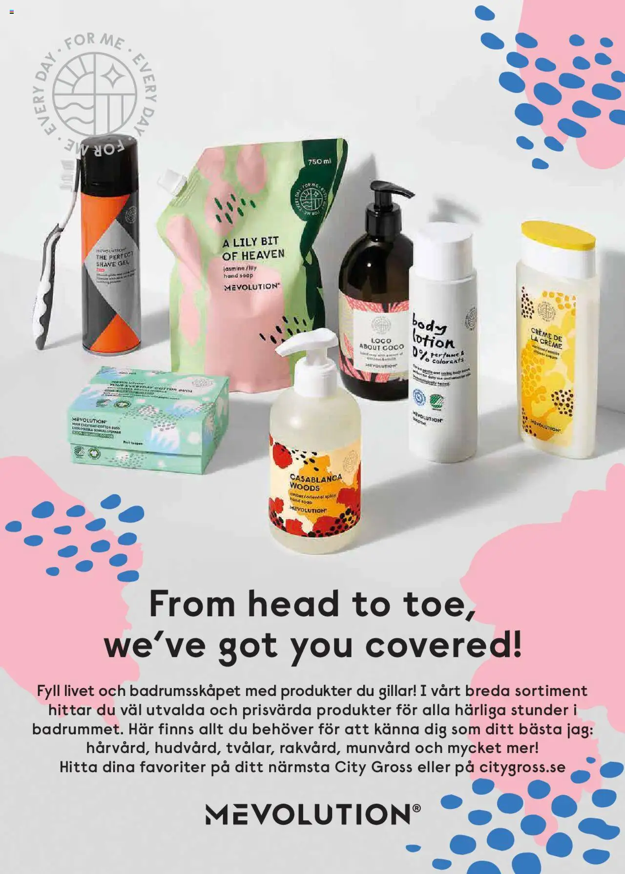 City Gross reklamblad aktuell från 11.08.2025 | Sida: 12 | Produkter: Body lotion