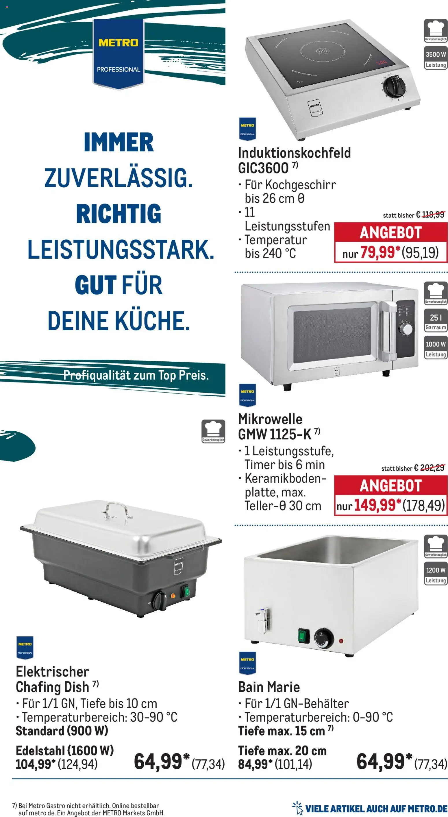 Metro Monats-Menü – gültig ab 01.03.2026 | Seite: 36 | Produkte: Top, Mikrowelle