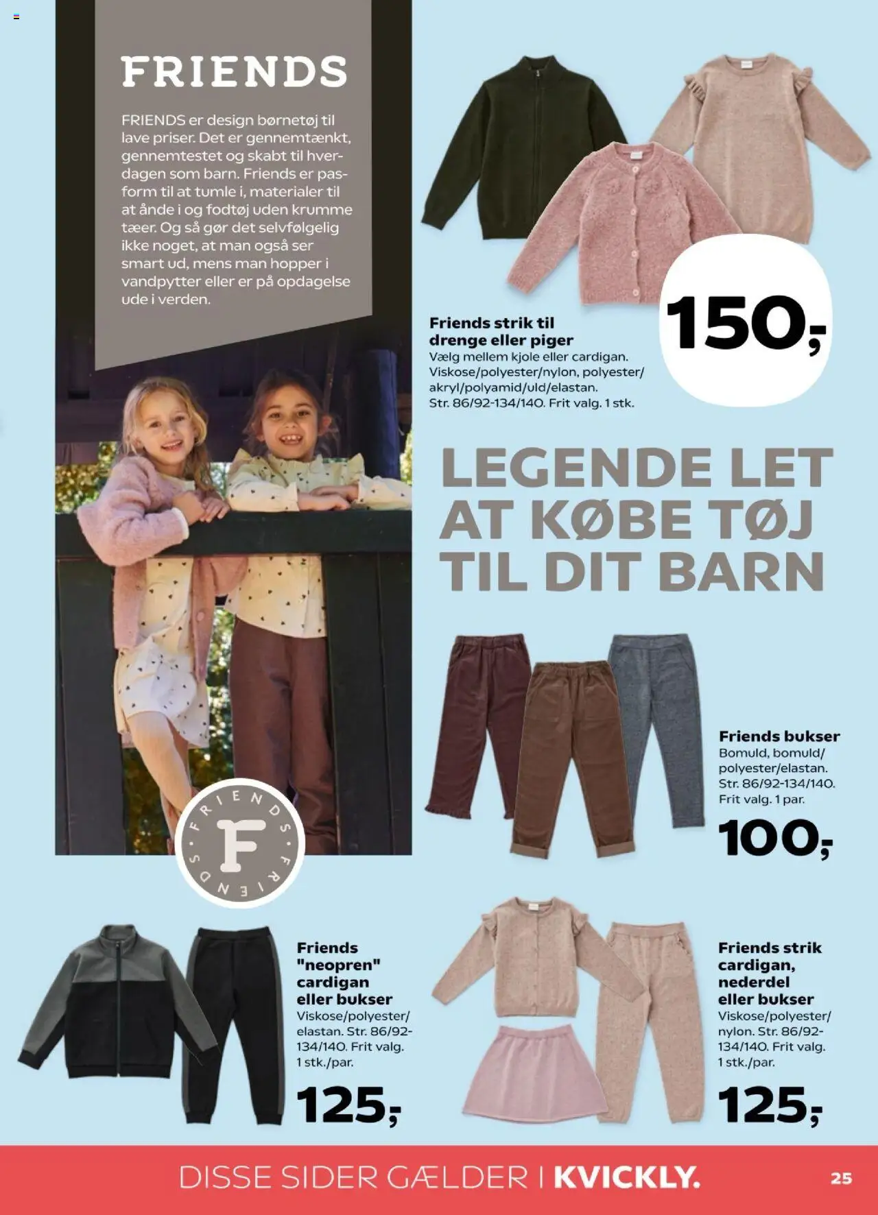 Kvickly tilbudsavis – gyldig fra 12.09.2025 | Side: 29 | Produkter: Nederdel, Bukser, Kjole, Søm