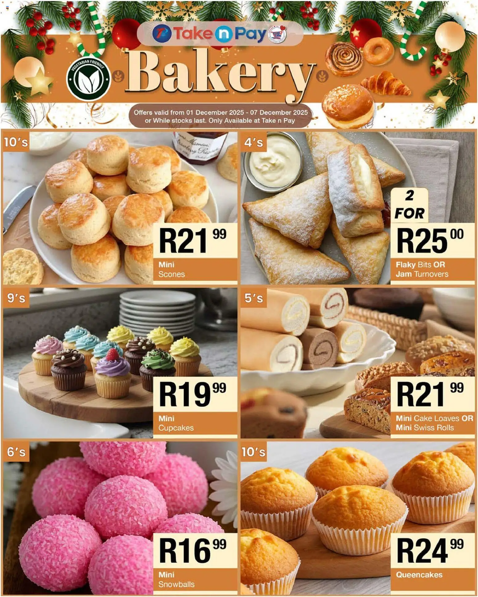 New Take n Pay catalogue – valid from 01.12.2025 | Page: 28 | Products: Cake, Jam, Bakery