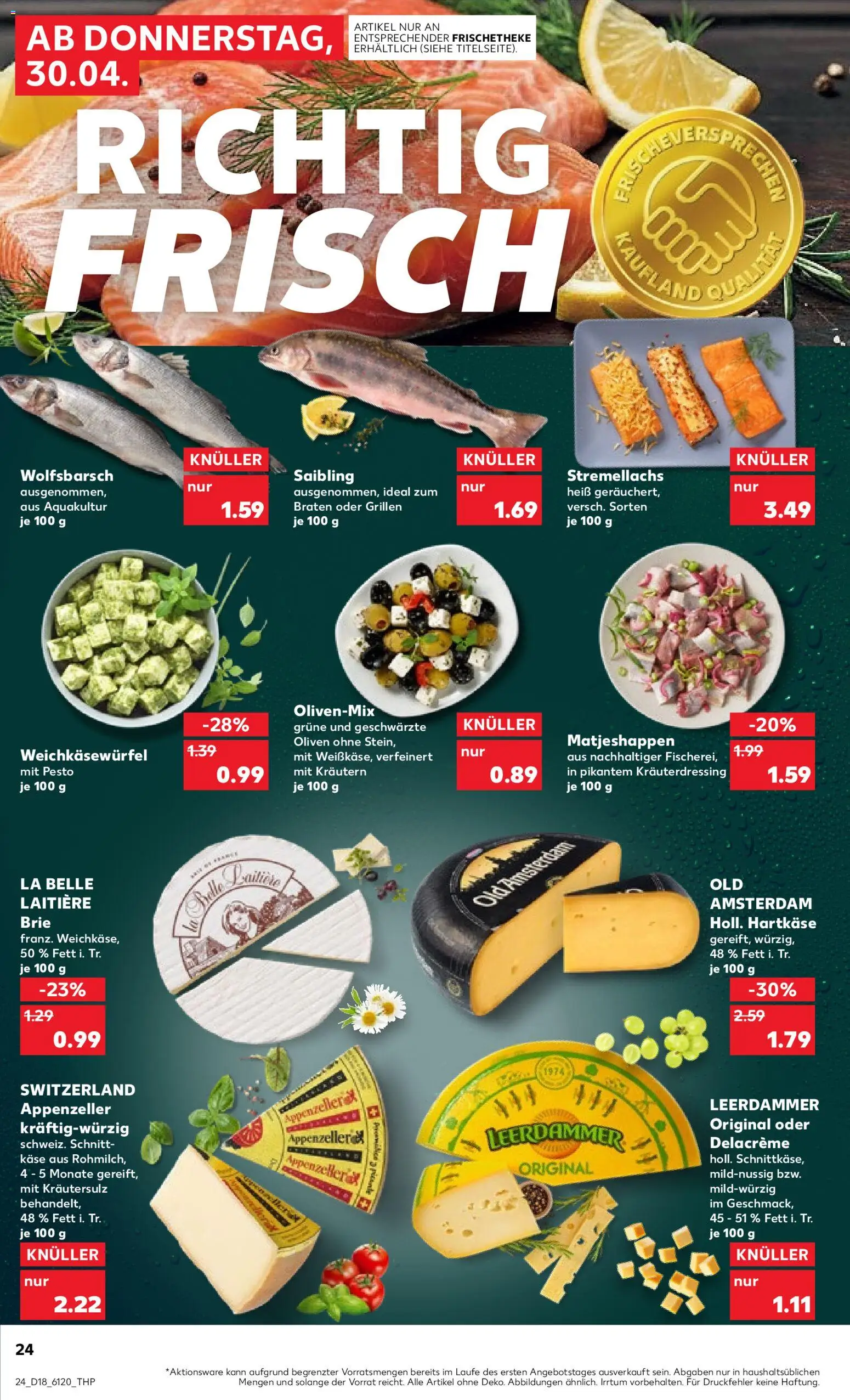 Kaufland Prospekt Bremen	 – gültig ab 30.04.2026 | Seite: 24 | Produkte: Käse, Leerdammer