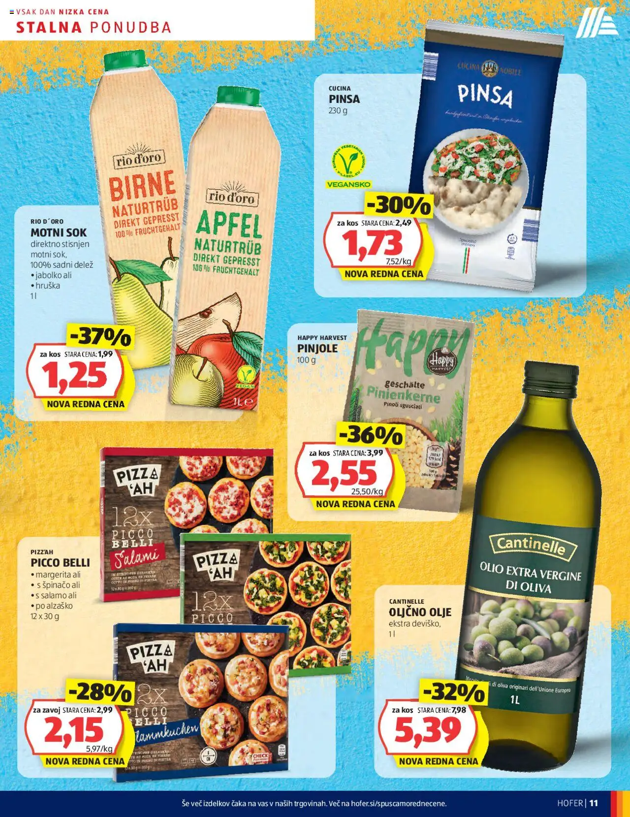 Novi Hofer katalog ponudbe – veljaven od 16.10.2025 | Stran: 11 | Izdelki: Hruska, Oljčno olje, Kos, Olive