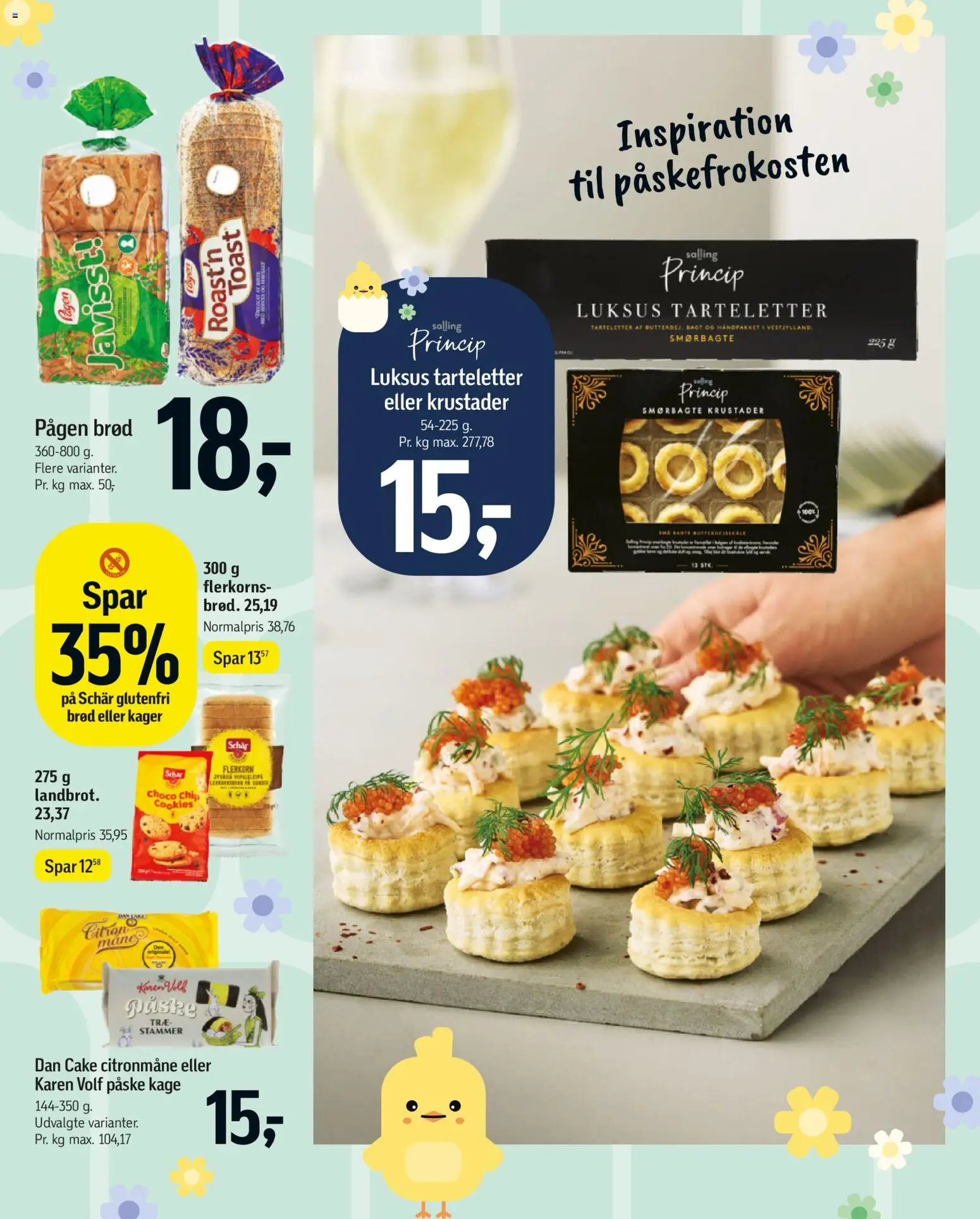 Føtex tilbudsavis – gyldig fra 20.03.2026 | Side: 43 | Produkter: Brød, Citronmåne, Kager, Tarteletter