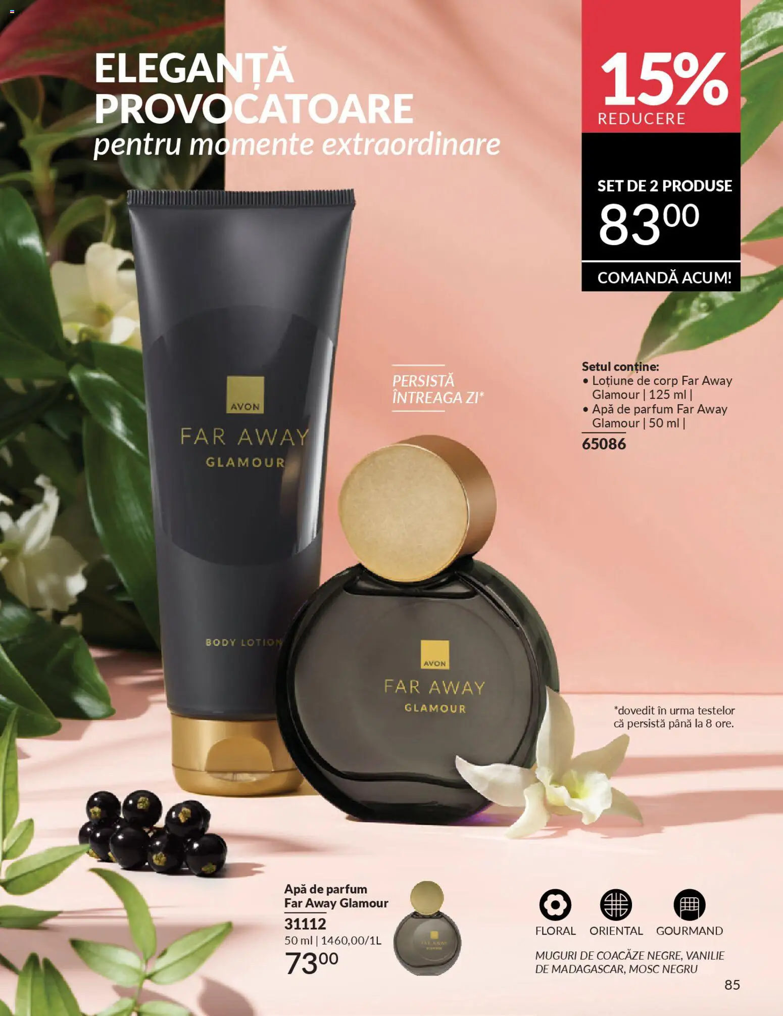 Noul catalog Avon – valabil de la 01.02.2026 | Pagină: 87 | Produse: Apă de parfum, Body, Parfum, Apă