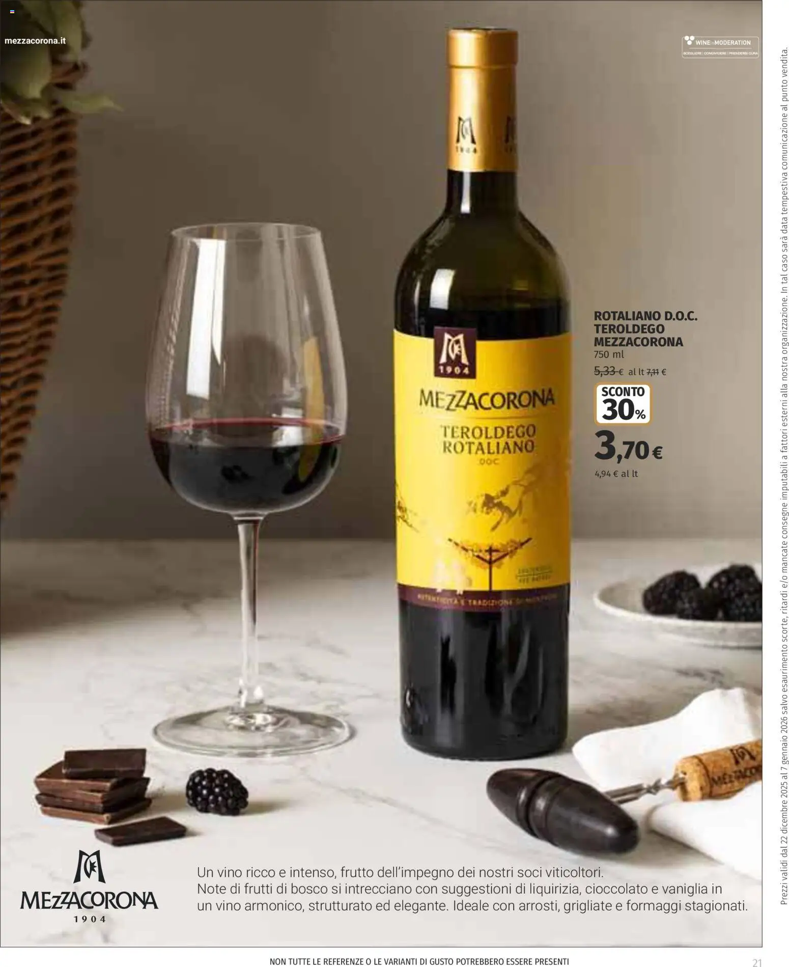 Volantino COOP del 22.12.2025 | Pagina: 21 | Prodotti: Cioccolato, Vino, Data