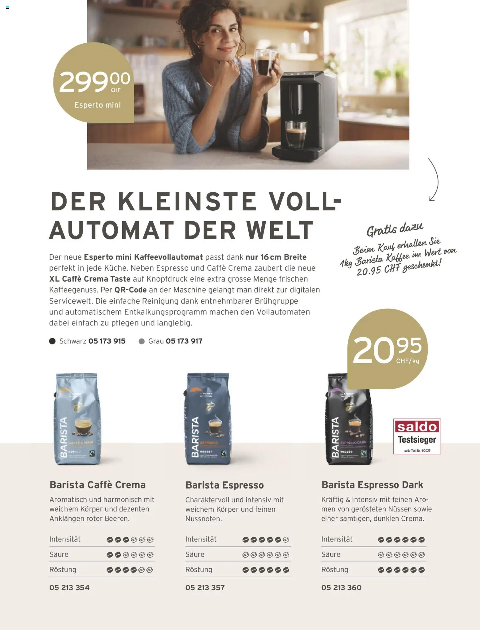 Tchibo Aktionen – gültig ab 01.11.2025 | Seite: 165 | Produkte: Kaffee, Kaffeevollautomat