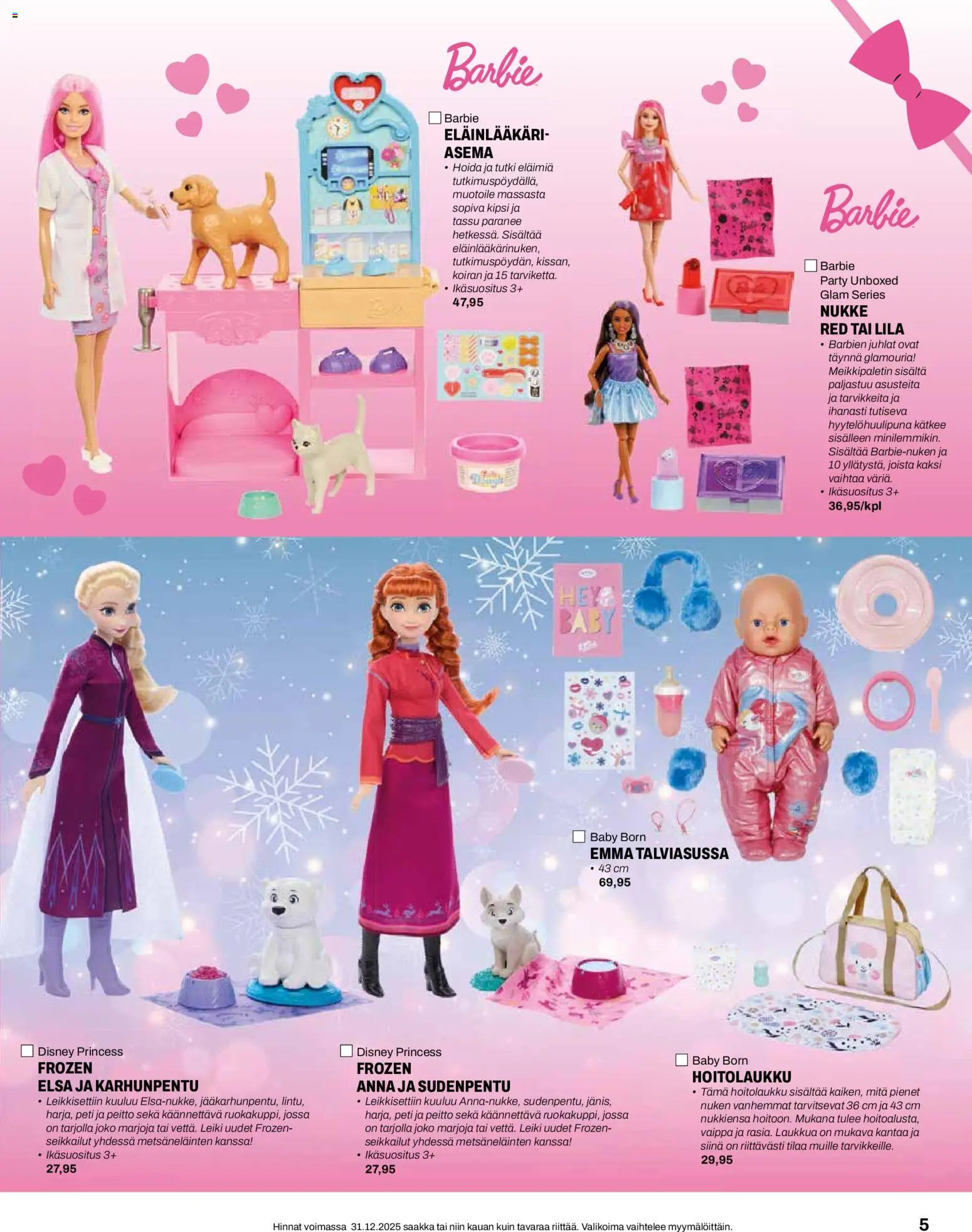 Minimani - Lelulehti 2025 – voimassa 12.11.2025 alkaen | Sivu: 5 | Tuotteet: Peitto