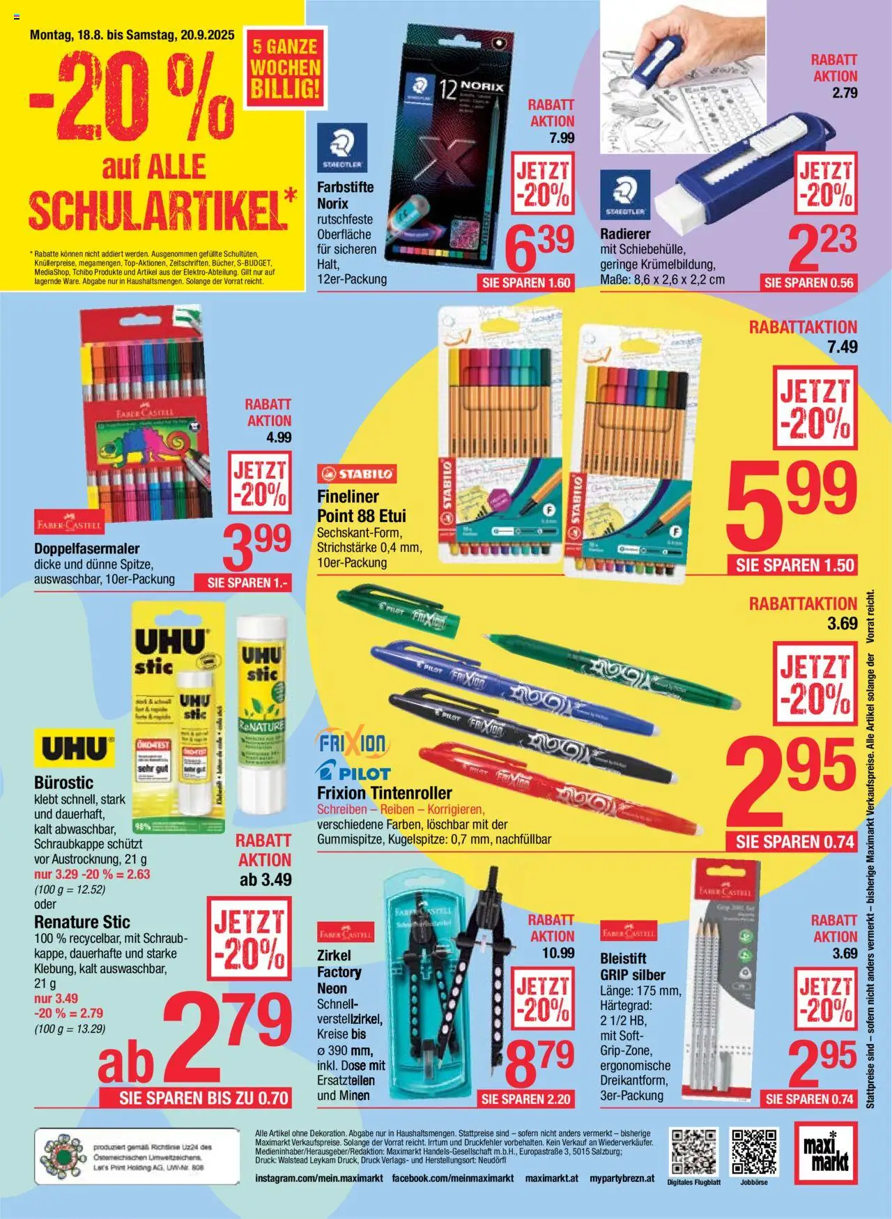 Maximarkt Flugblatt gültig ab 18.08.2025 | Seite: 20