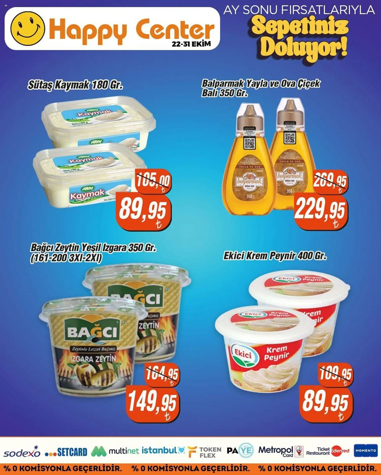 Happy Center Katalog - 22.10.2025 tarihinden itibaren geçerlidir | Sayfa: 7 | Ürünler: Krem, Peynir, Ekici, Izgara