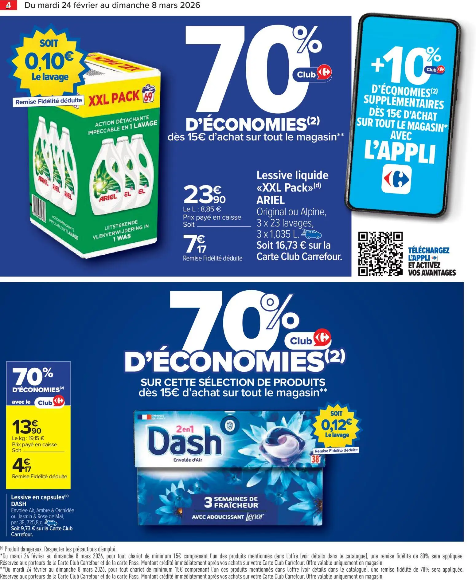 {H1} | Page: 6 | Produits: Ariel, Adoucissant, Orchidée, Lessive