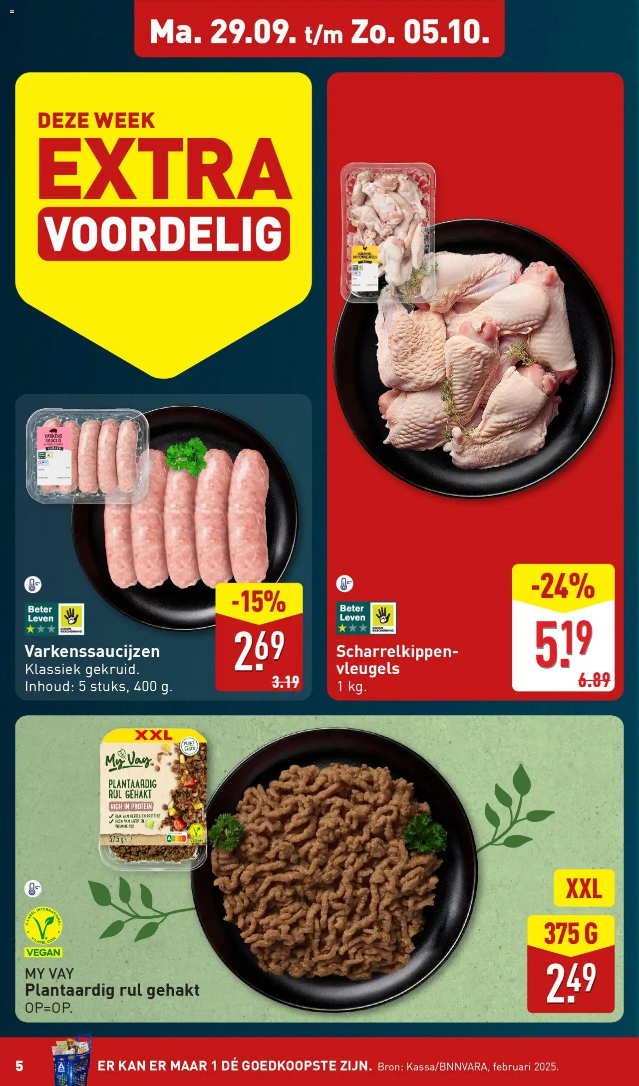 {H1} | Pagina: 5 | Producten: Kan, Gehakt
