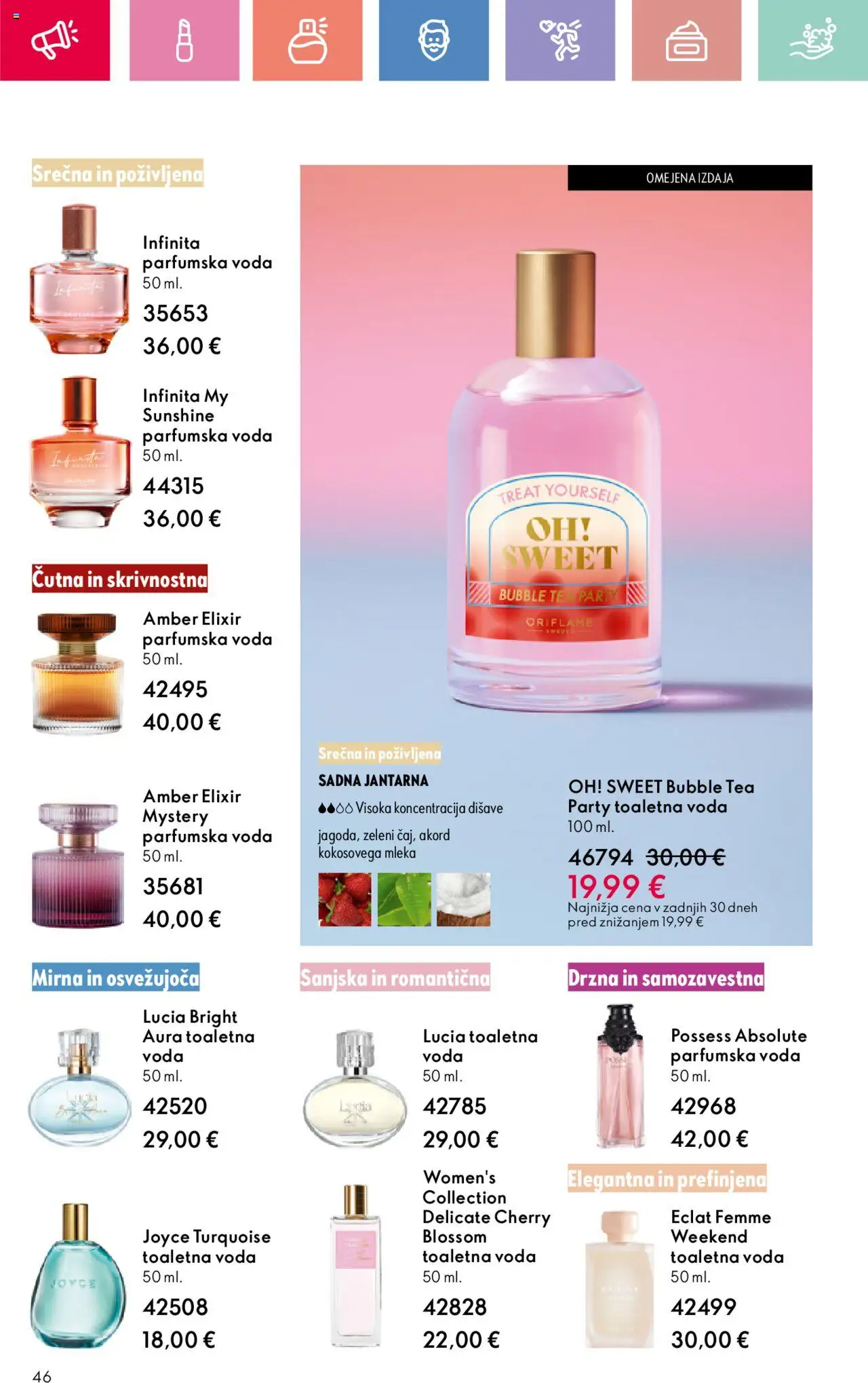 Oriflame katalog 11 │ velja od 03.08.2025 | Stran: 46 | Izdelki: Voda, Toaletna voda, Parfumska voda