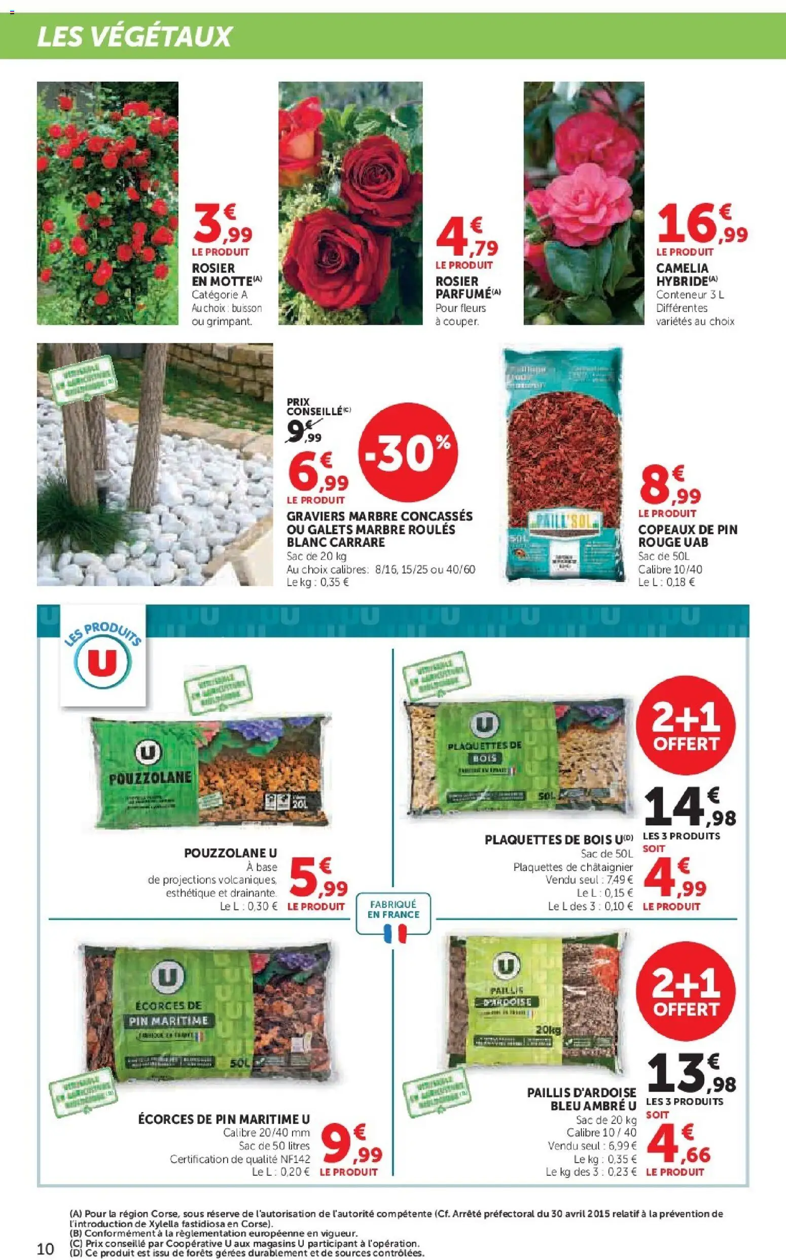 {H1} | Page: 10 | Produits: Écorces de pin, Camelia, Rosier, Base