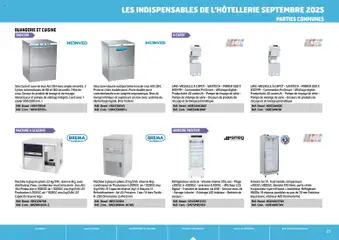 Rexel - Prévisualisation de Rexel - Brochure les indispensables de l'Hôtellerie valide à partir de 26.11.2025 | Page: 25 | Produits: Filtre, USB, Batterie, Panier