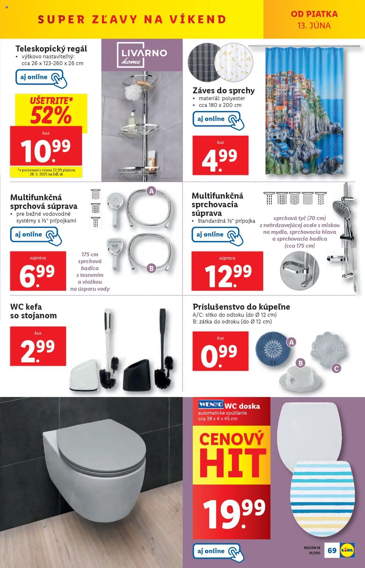 Lidl leták │ platný od 09.06.2025 | Strana: 83 | Produkty: Regál, Wc, Kefa