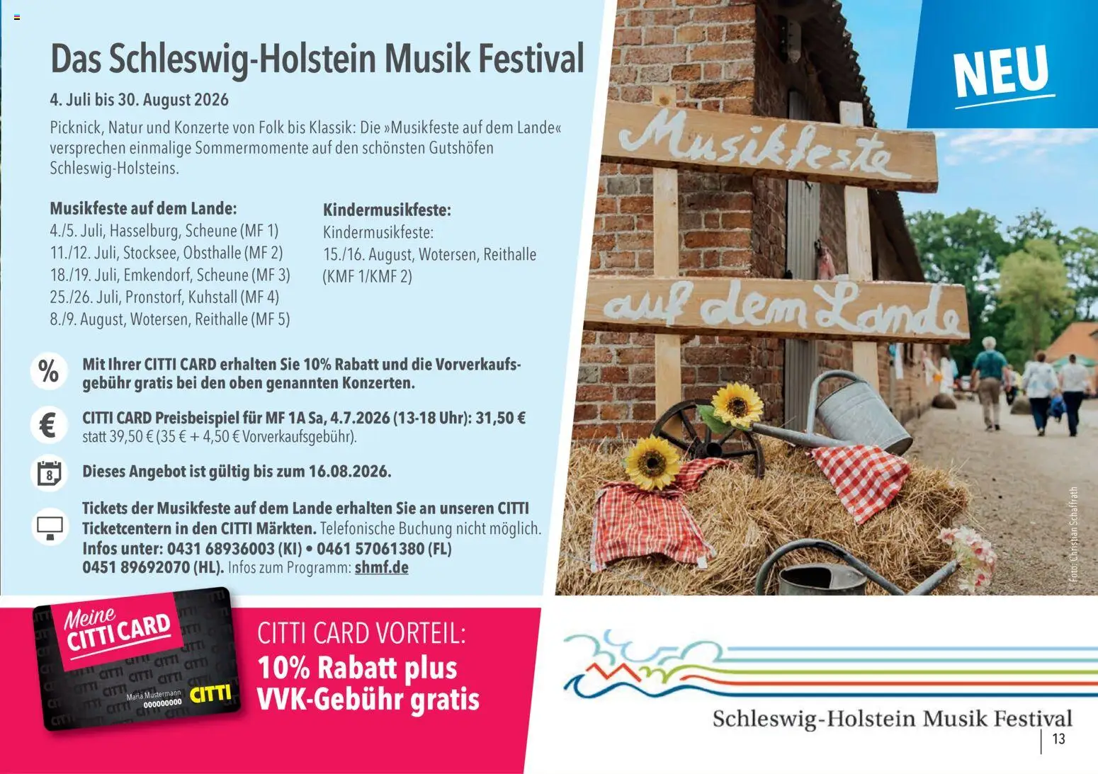 CITTI Markt Vorteilsheft – gültig ab 20.04.2026 | Seite: 13 | Produkte: Uhr